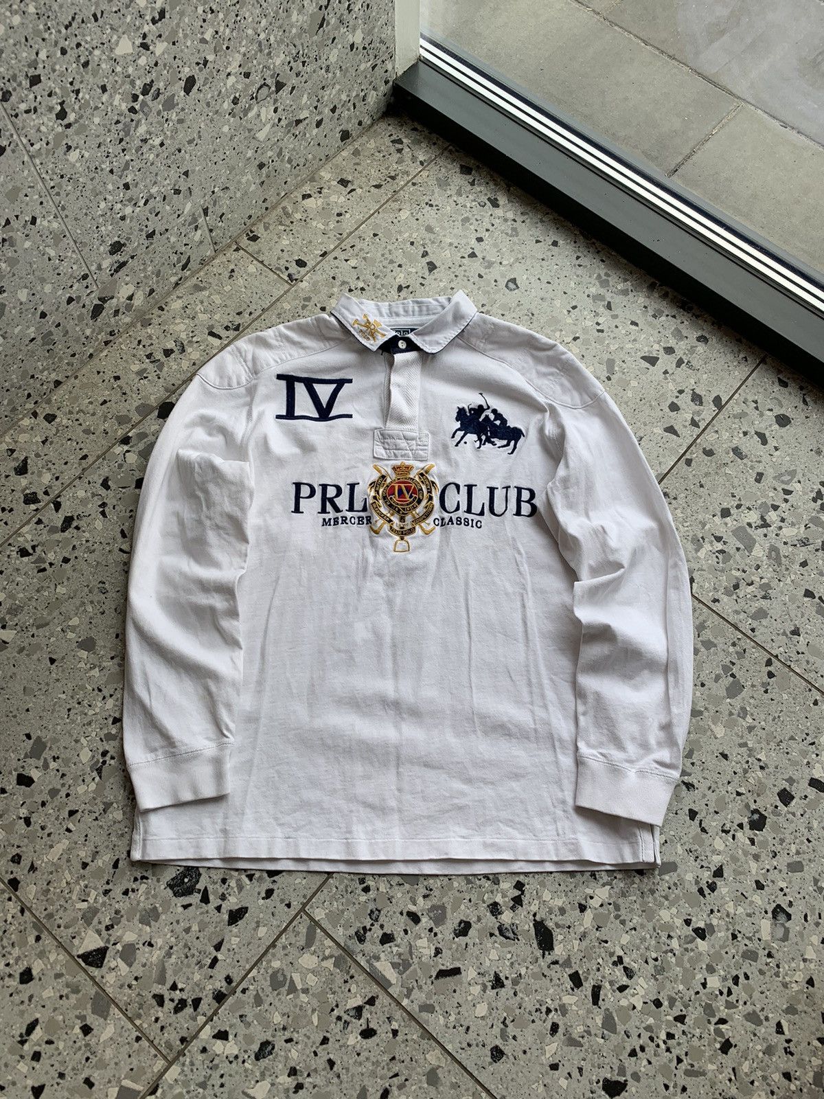Polo Ralph Lauren × Rugby Ralph Lauren × Vintage Vintage Polo Ralph Lauren Rugby Club Mercer Y2K Size US XL / EU 56 / 4 - 1 Thumbnail
