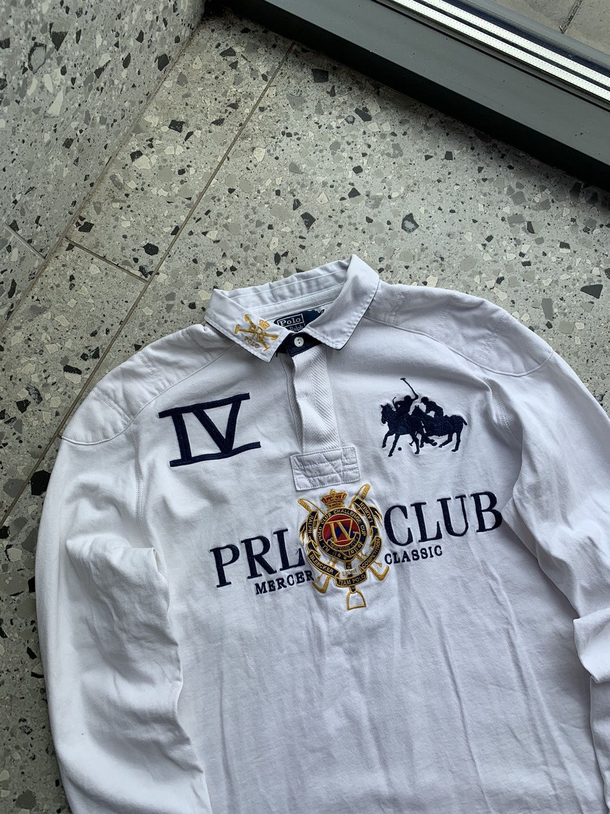 Polo Ralph Lauren × Rugby Ralph Lauren × Vintage Vintage Polo Ralph Lauren Rugby Club Mercer Y2K Size US XL / EU 56 / 4 - 2 Thumbnail