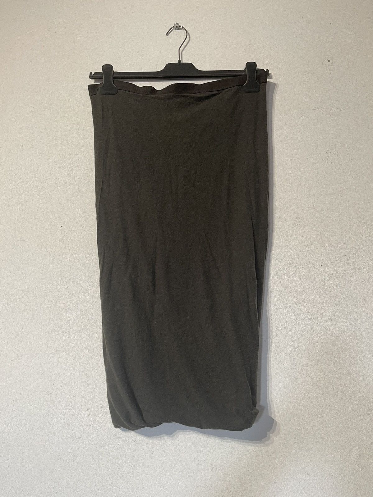 image of Rick Owens Lilies Midi Skirt in Dark Shadow, Women's (Size 28)
