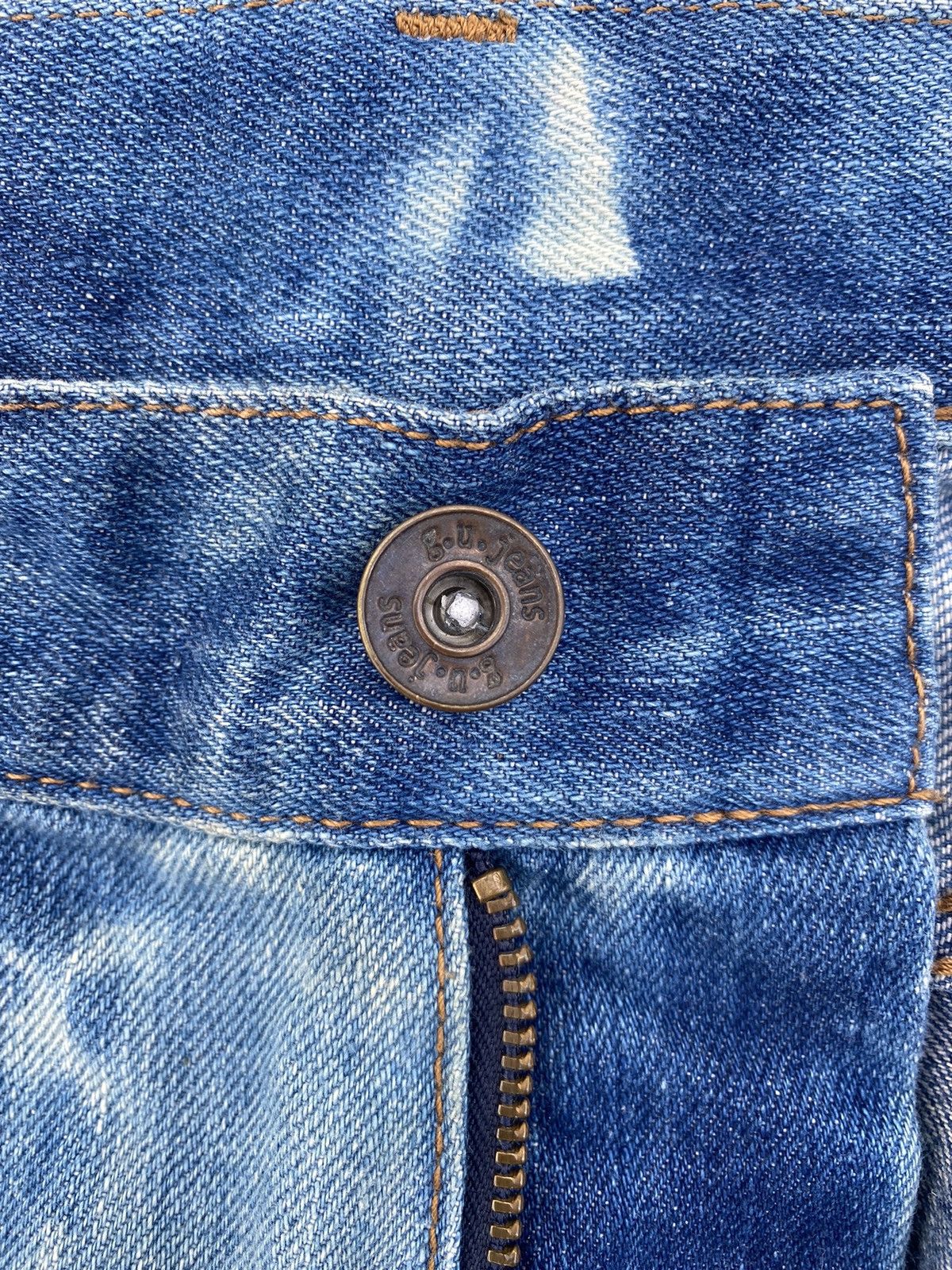 GU GU bleched denim pants Size US 33 - 8 Thumbnail