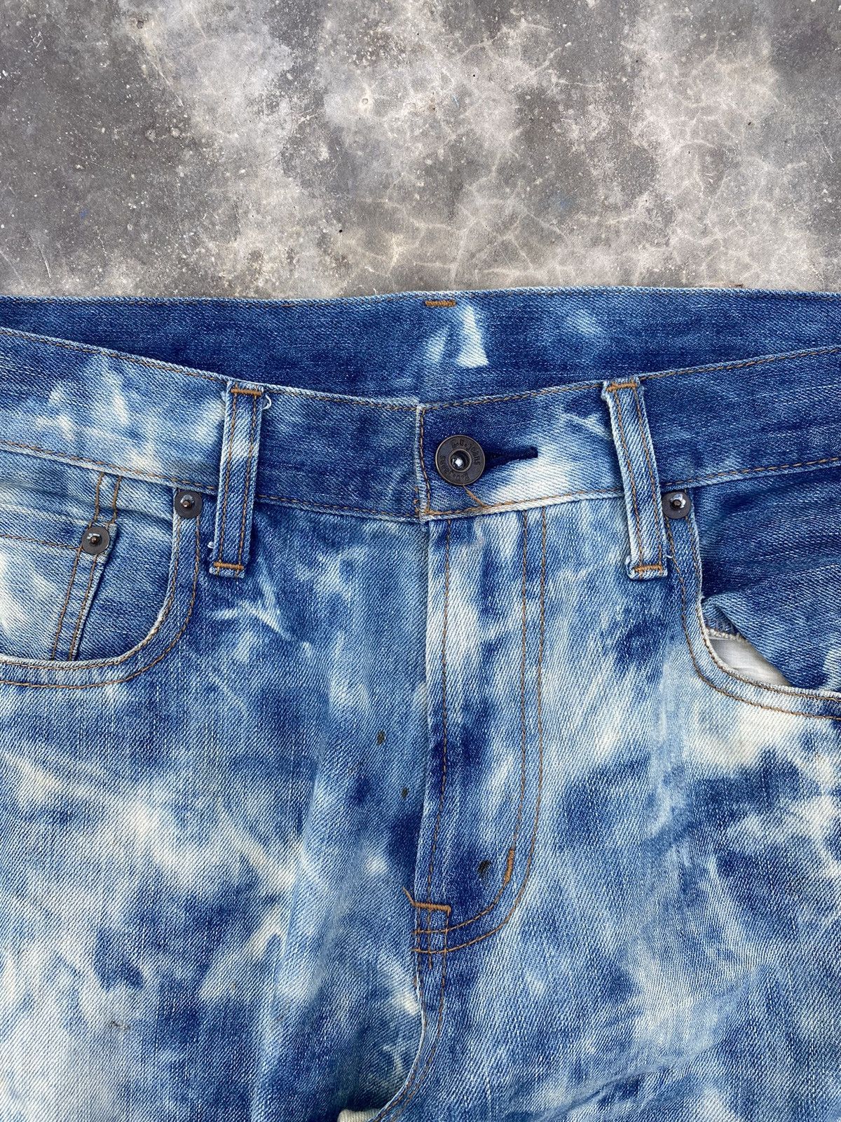 GU GU bleched denim pants Size US 33 - 5 Thumbnail