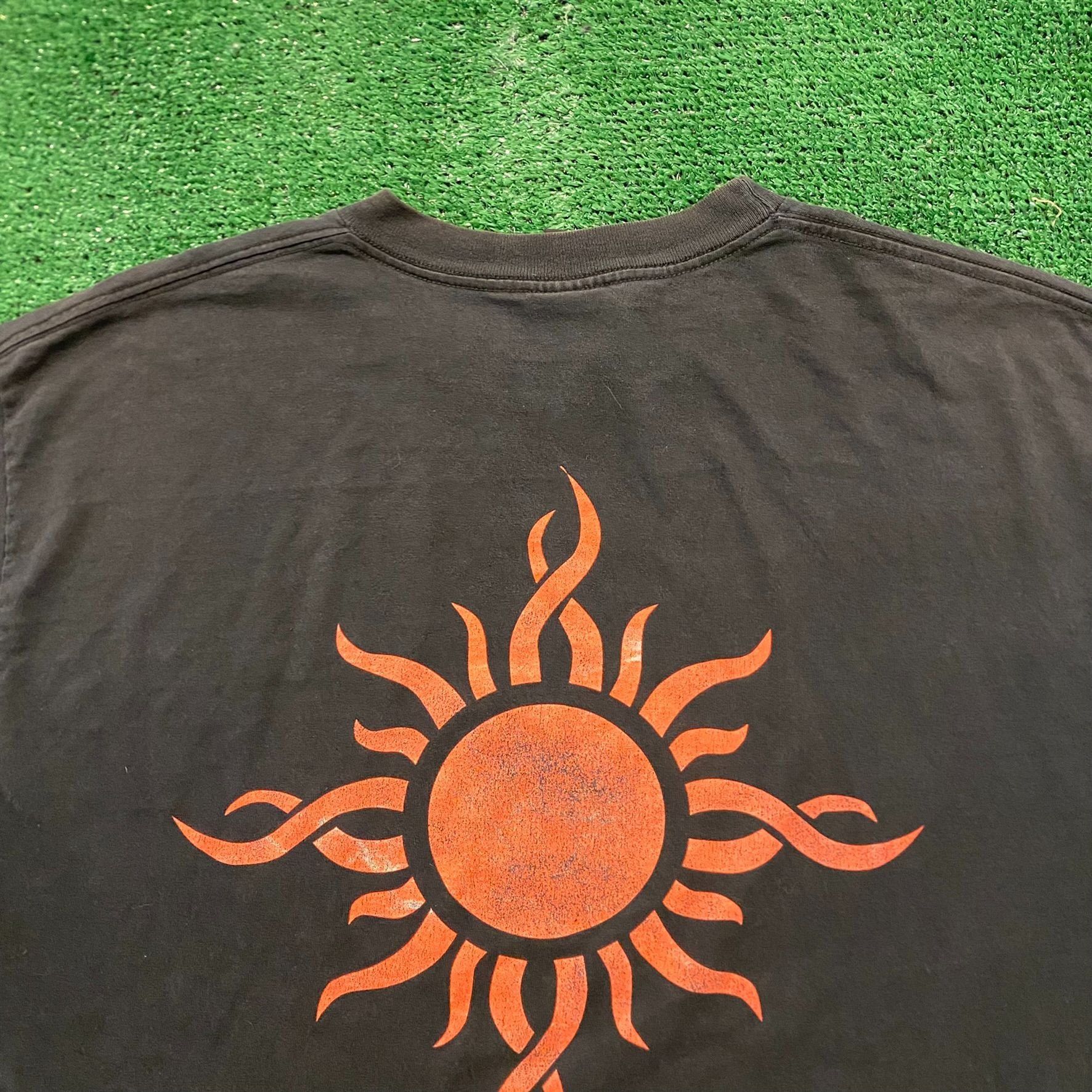 Band Tees Godsmack Pentagram Sun Vintage Heavy Metal Band T-Shirt Size US XL / EU 56 / 4 - 6 Thumbnail