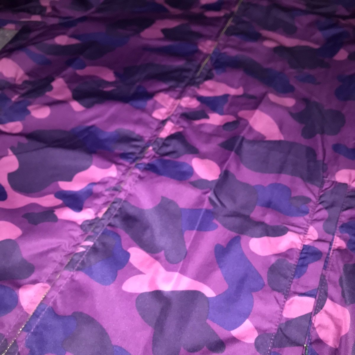Bape Bape Purple Color Camo Windbreaker Jacket S Size US S / EU 44-46 / 1 - 2 Thumbnail