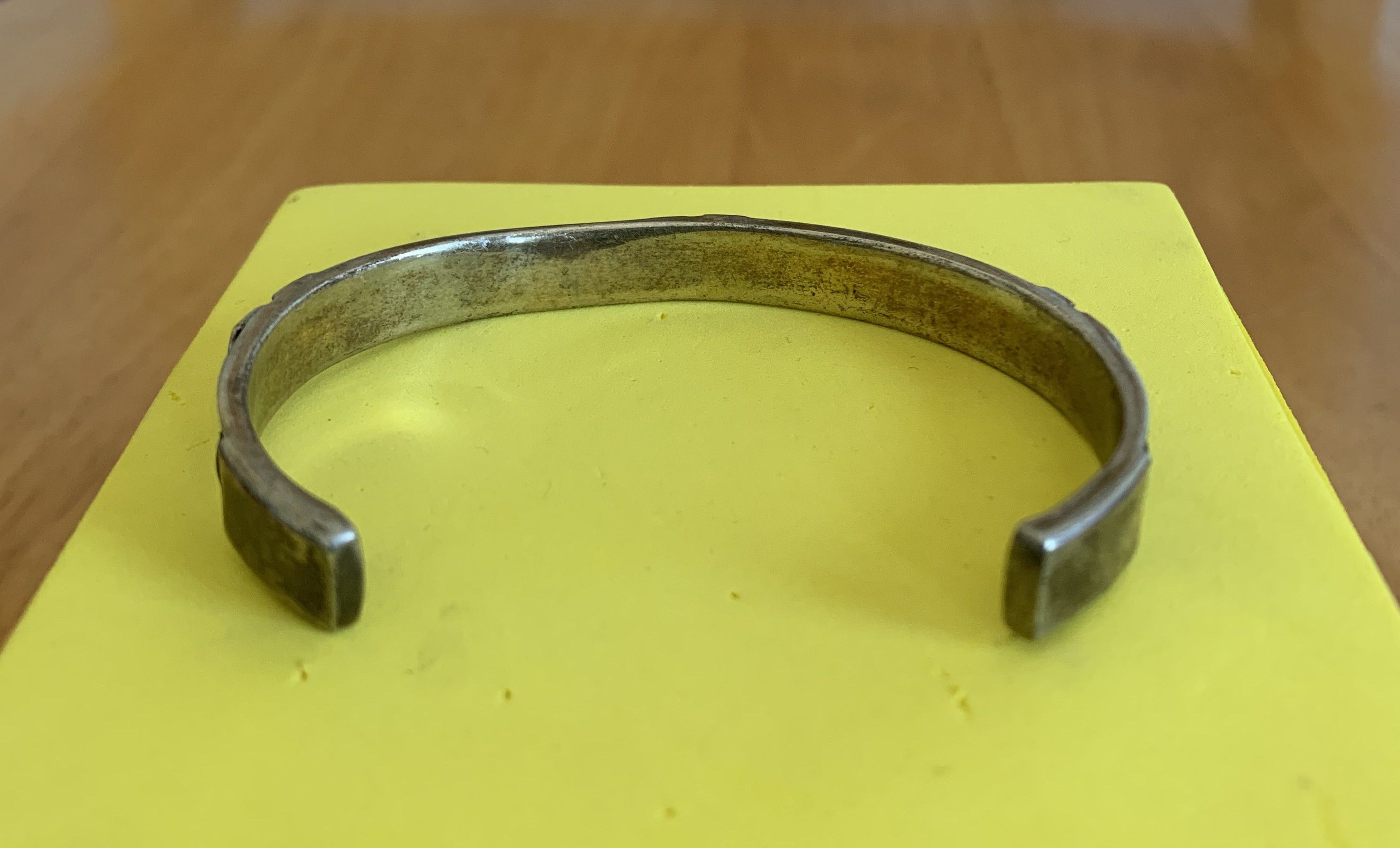 Valentino Valentino V Logo Sterling Silver Bangle Bracelet Size ONE SIZE - 5 Thumbnail