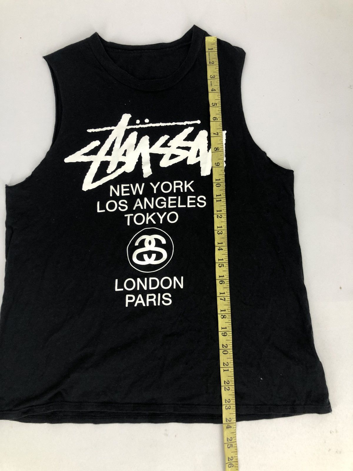 Stussy Vintage Stussy World Tour Tank Top Big Logo Size US S / EU 44-46 / 1 - 8 Thumbnail