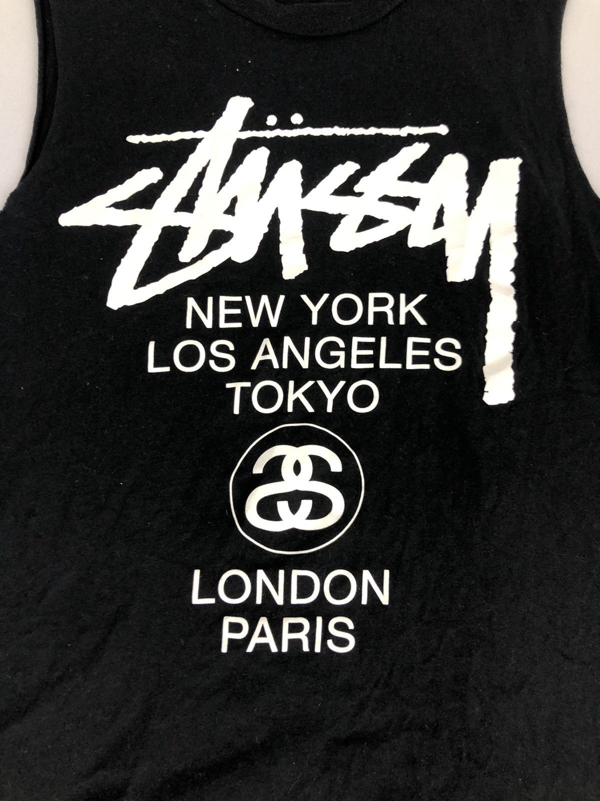 Stussy Vintage Stussy World Tour Tank Top Big Logo Size US S / EU 44-46 / 1 - 3 Thumbnail