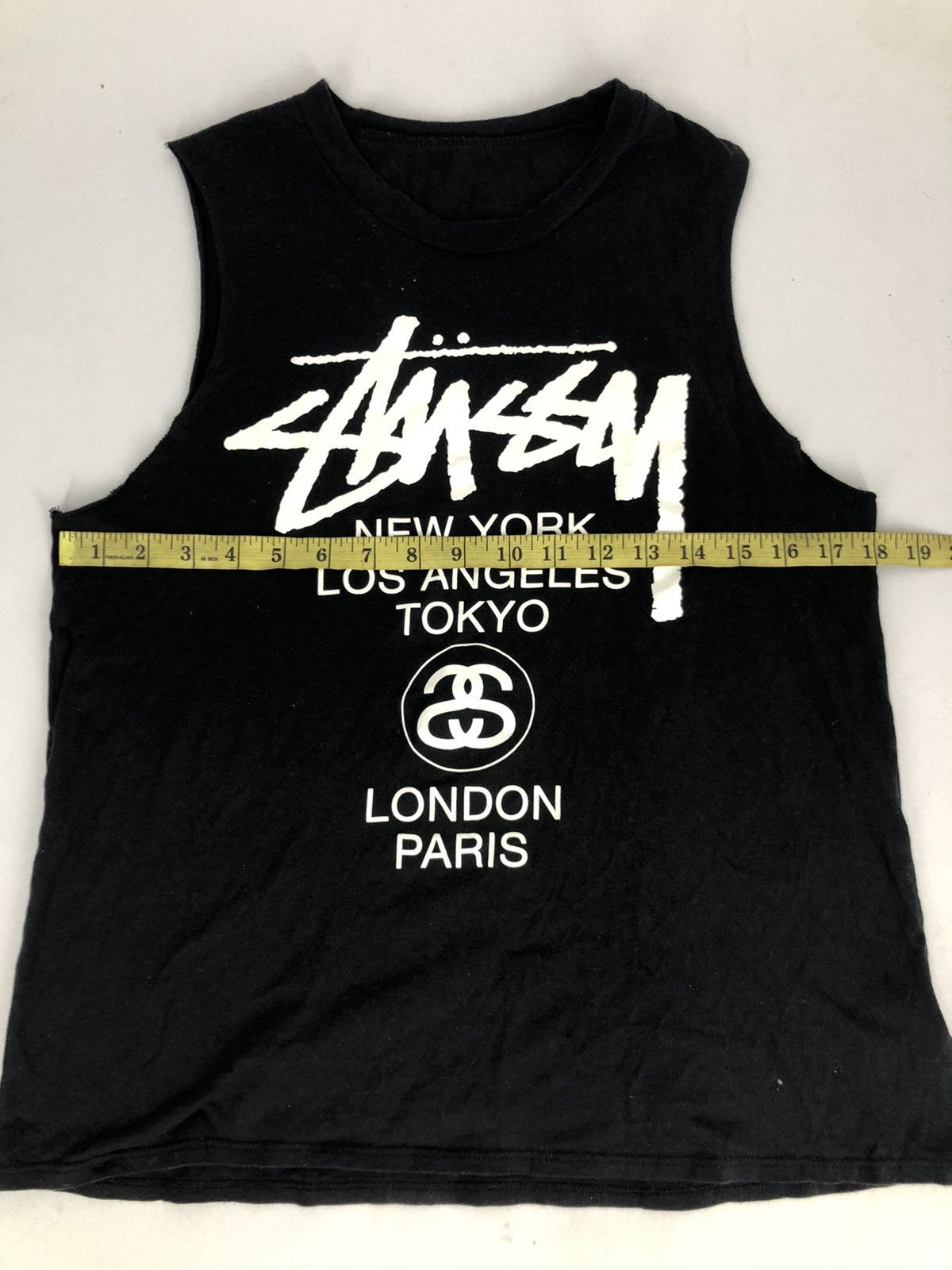 Stussy Vintage Stussy World Tour Tank Top Big Logo Size US S / EU 44-46 / 1 - 7 Thumbnail