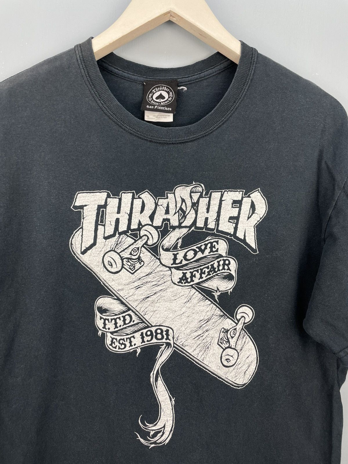 Thrasher Thrasher skateboard t shirt Size US M / EU 48-50 / 2 - 3 Thumbnail