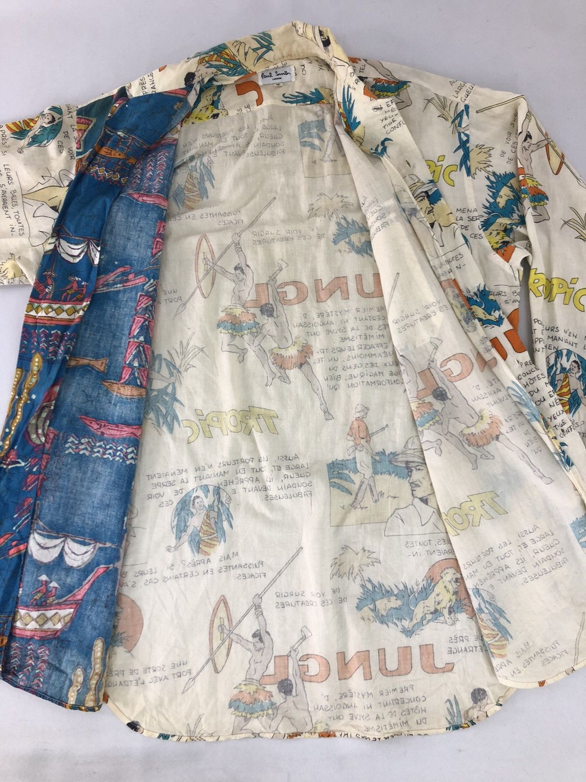 Paul Smith 90s Paul Smith London Button Shirt Aztec Native Design Ovp Size US XL / EU 56 / 4 - 4 Thumbnail