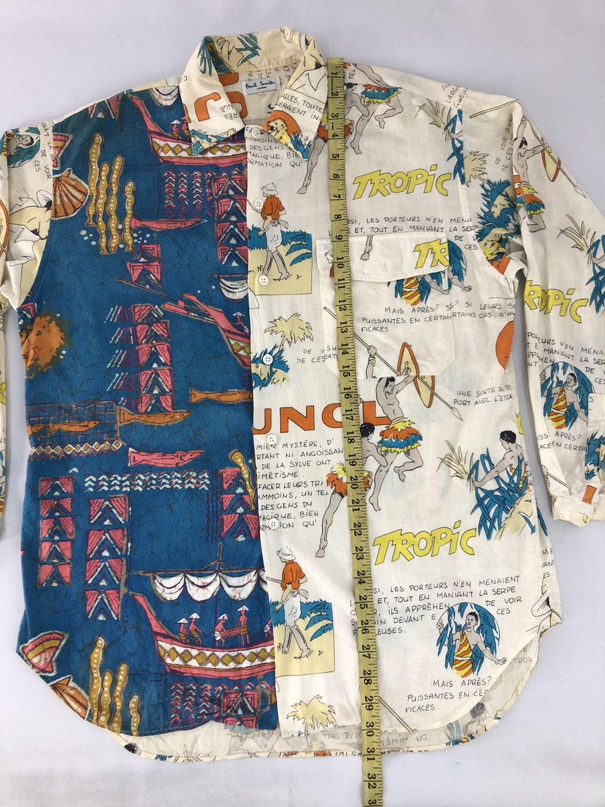 Paul Smith 90s Paul Smith London Button Shirt Aztec Native Design Ovp Size US XL / EU 56 / 4 - 10 Thumbnail