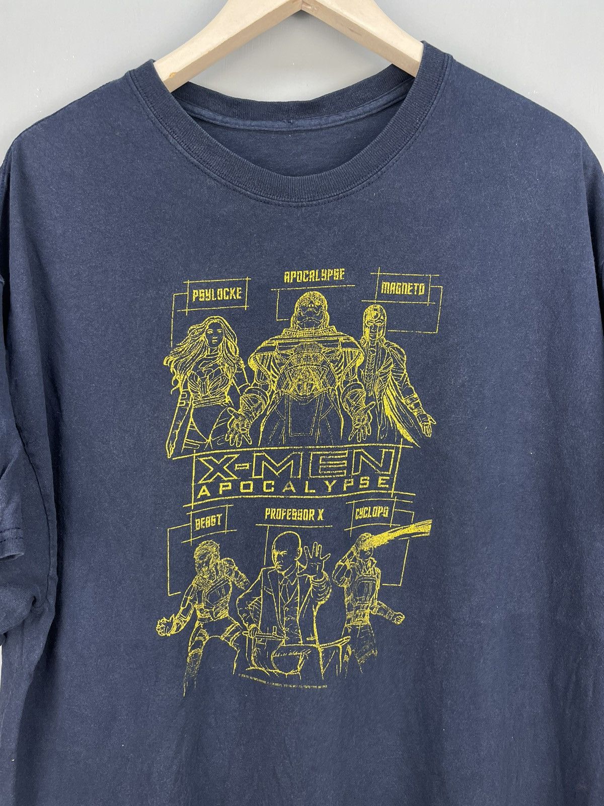 Marvel Comics Vintage Y2K X-Men Apocalypse movie promo t shirt Size US XL / EU 56 / 4 - 3 Thumbnail