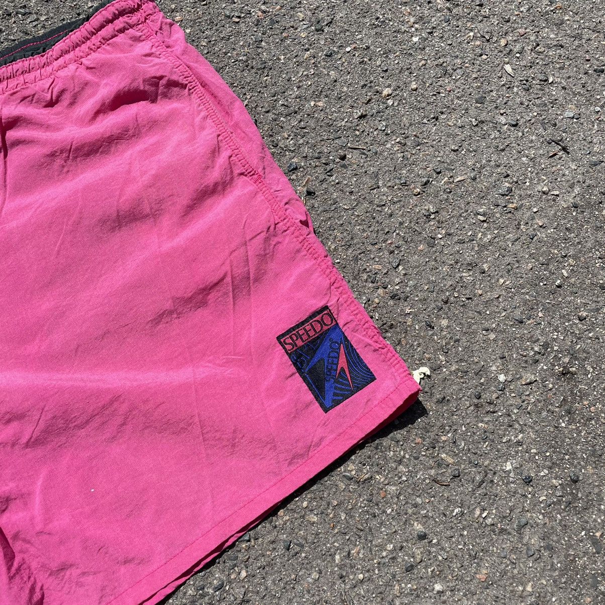 Beauty Beast Vintage 90s Speedo Art Shorts Summer Kanye Travis Style Size US 38 / EU 54 - 3 Thumbnail