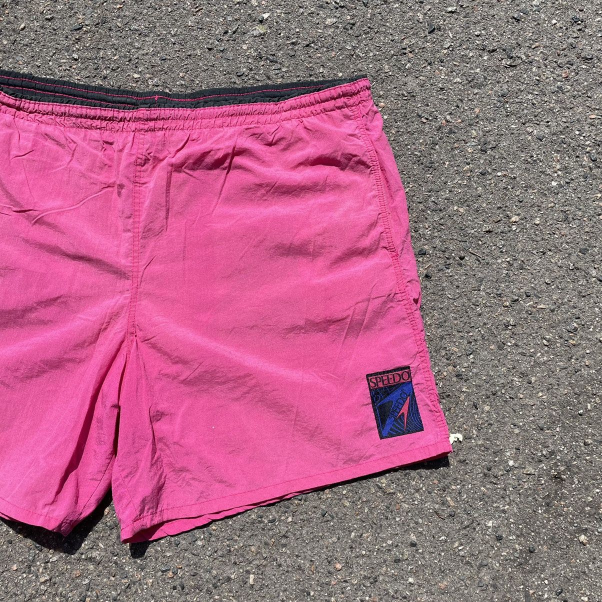 Beauty Beast Vintage 90s Speedo Art Shorts Summer Kanye Travis Style Size US 38 / EU 54 - 2 Thumbnail