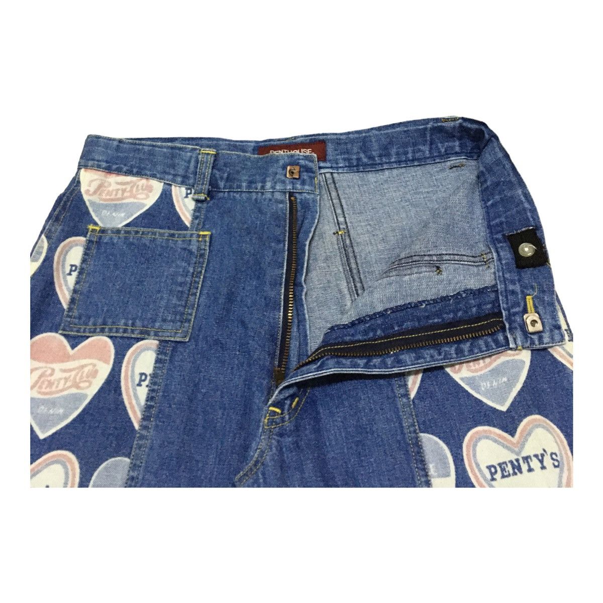 If Six Was Nine × Japanese Brand Rare Vintage Japanese Brand Penthouse Flared Jeans 1990s Size US 27 - 6 Thumbnail