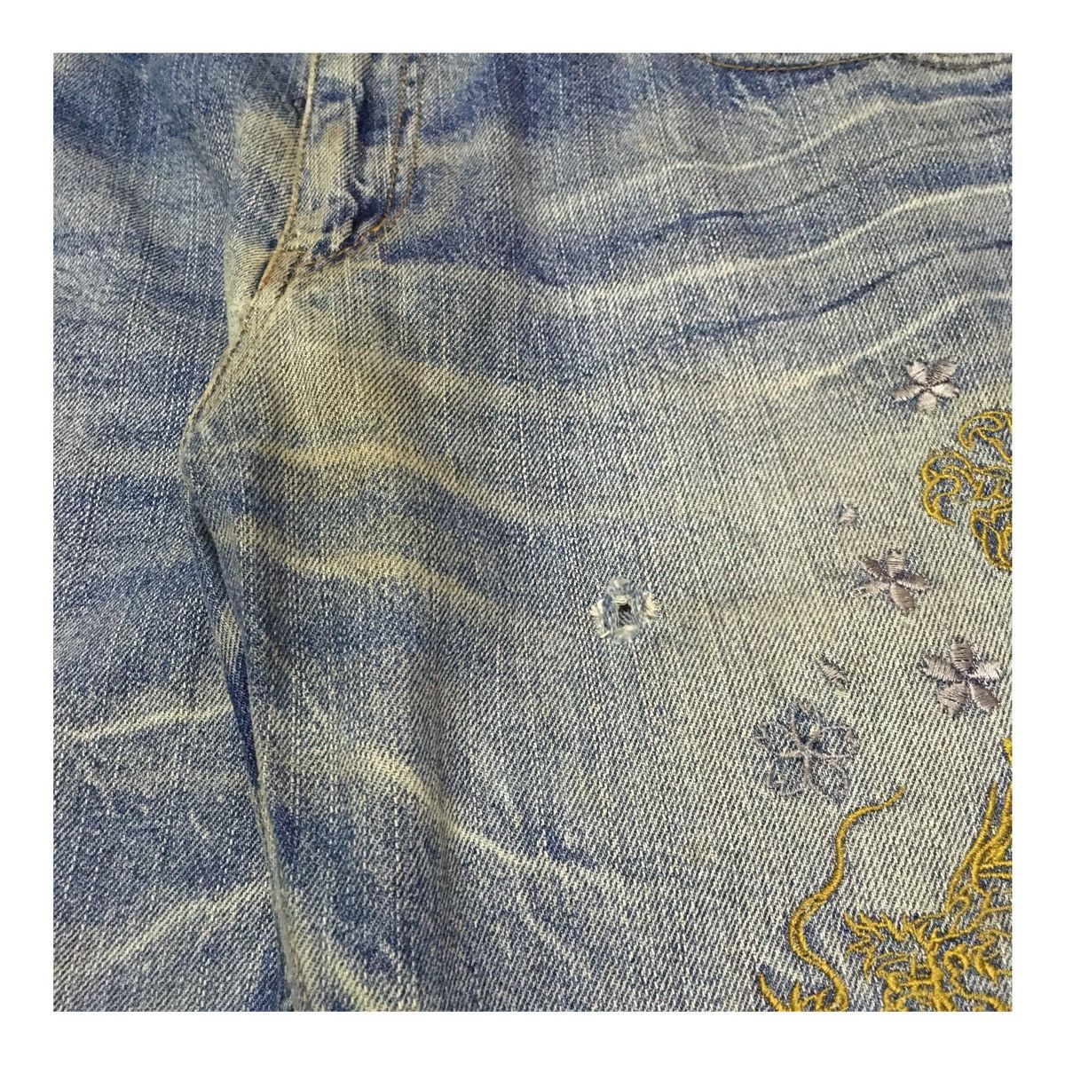 If Six Was Nine × Japanese Brand Rare Design Vintage Japanese Brand Sukajan Jeans 1990s Size US 34 / EU 50 - 6 Thumbnail