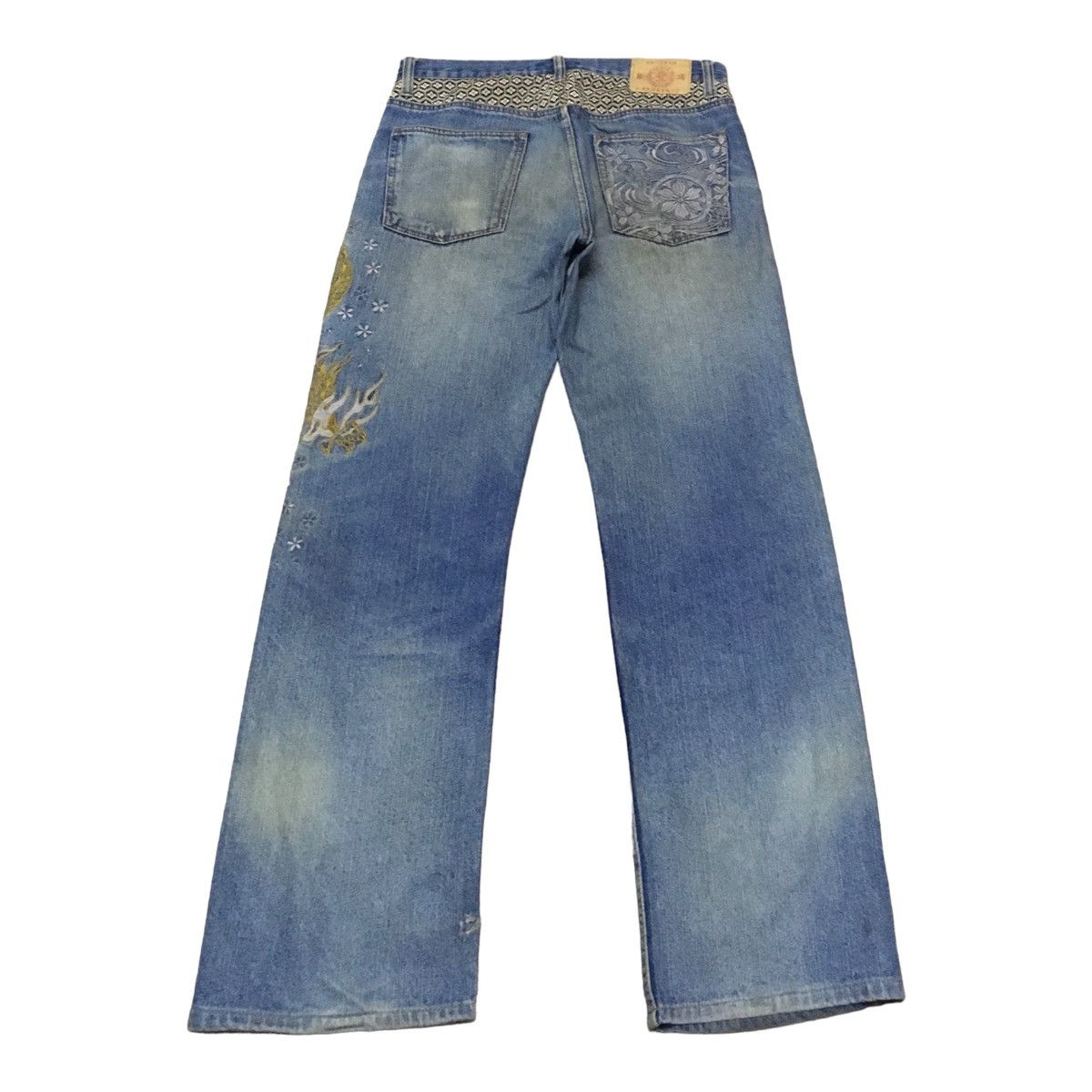 If Six Was Nine × Japanese Brand Rare Design Vintage Japanese Brand Sukajan Jeans 1990s Size US 34 / EU 50 - 2 Thumbnail