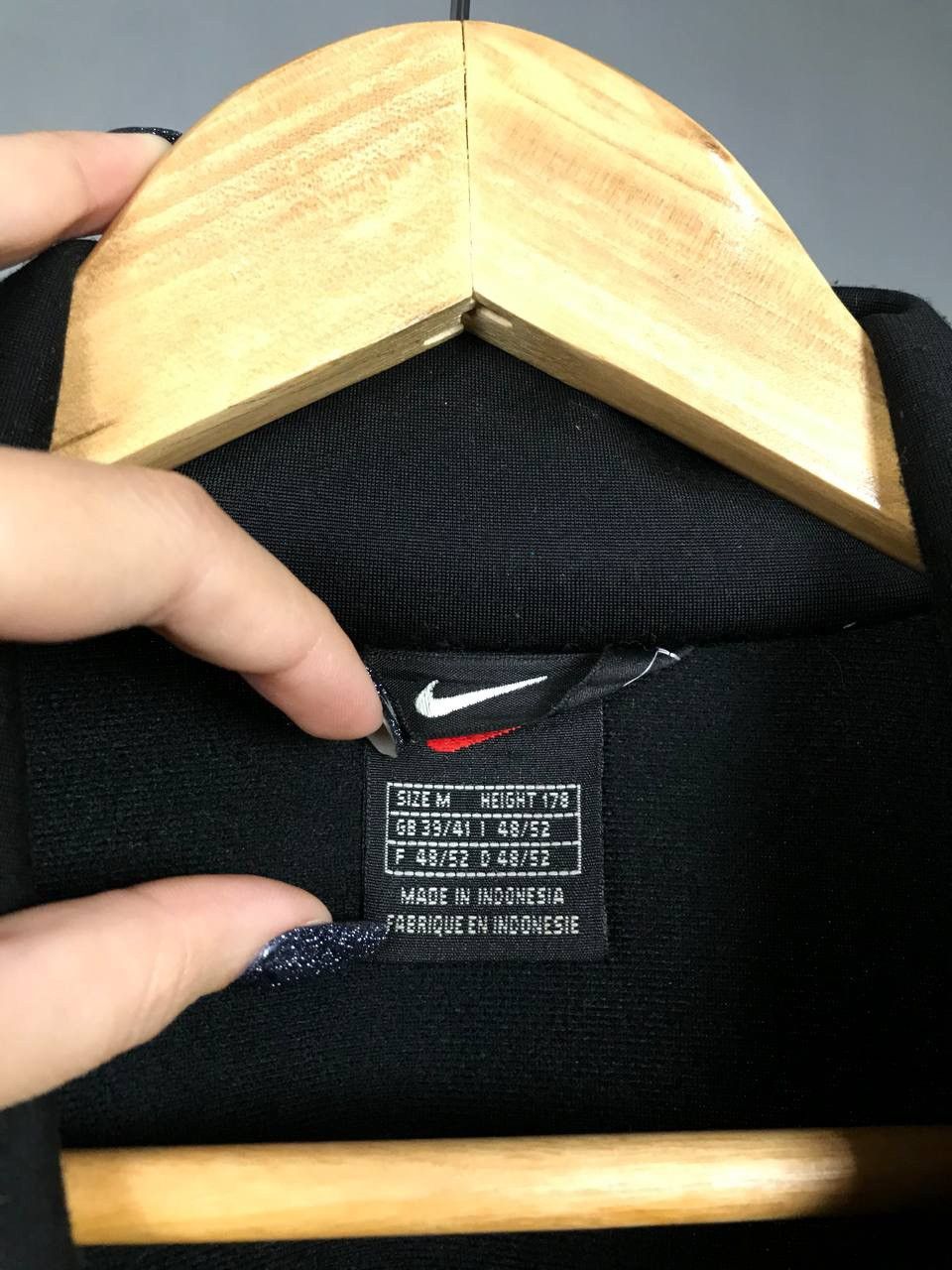 Vintage Nike big swoosh streetwear vintage zip sweatshirt olimp Size US M / EU 48-50 / 2 - 4 Thumbnail