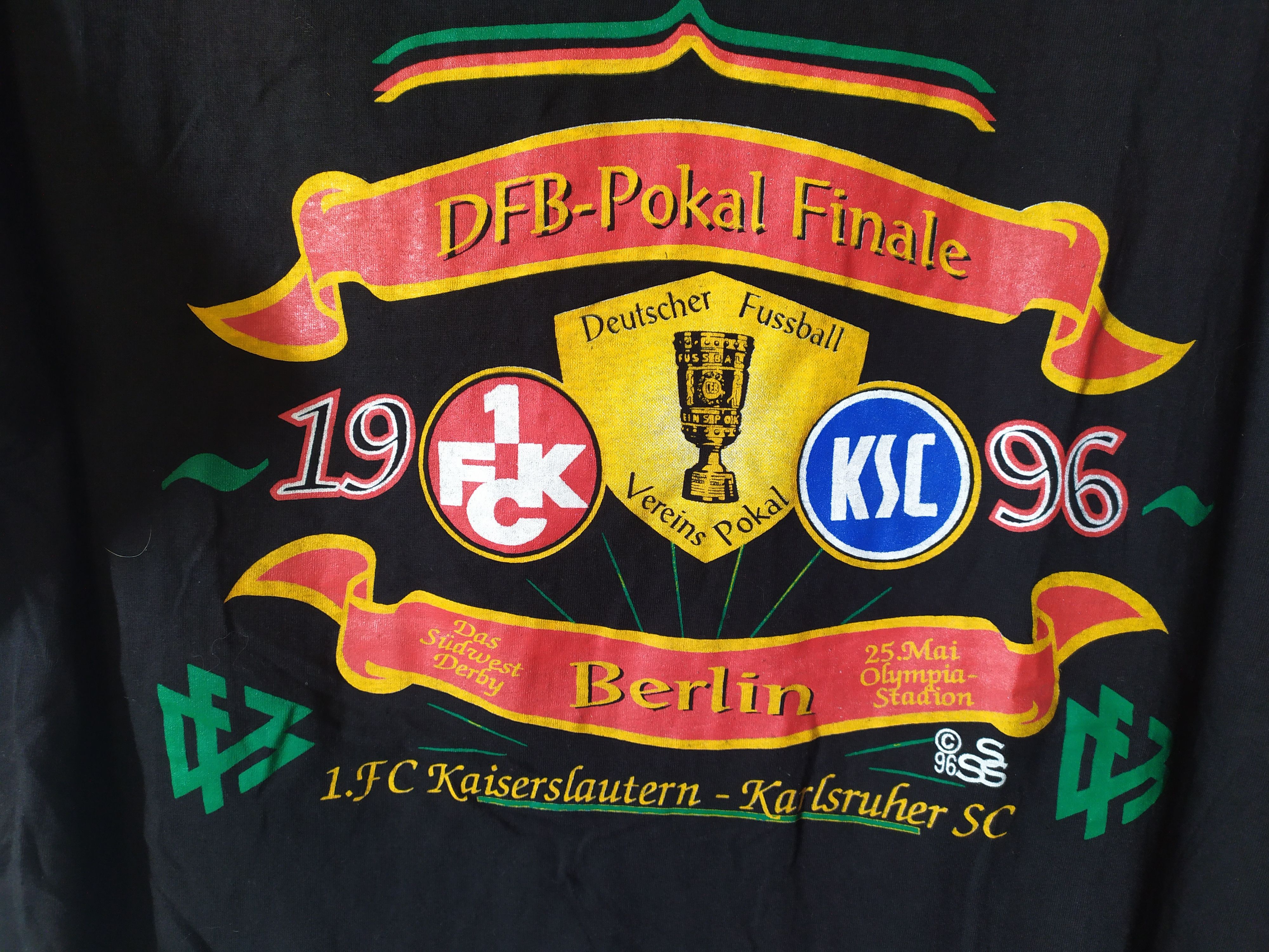 Vintage 1996 Vintage Kaiserslautern cup Soccer Jersey Size US XL / EU 56 / 4 - 2 Thumbnail