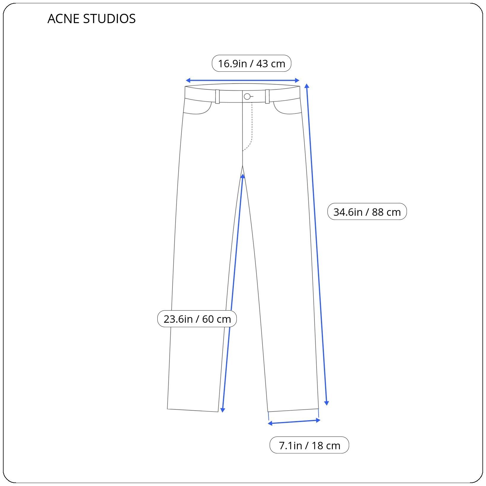 Acne Studios ⚡️QUICK SALE⚡️Acne Studios Grey with Blue Tinge Pants Size US 32 / EU 48 - 6 Thumbnail