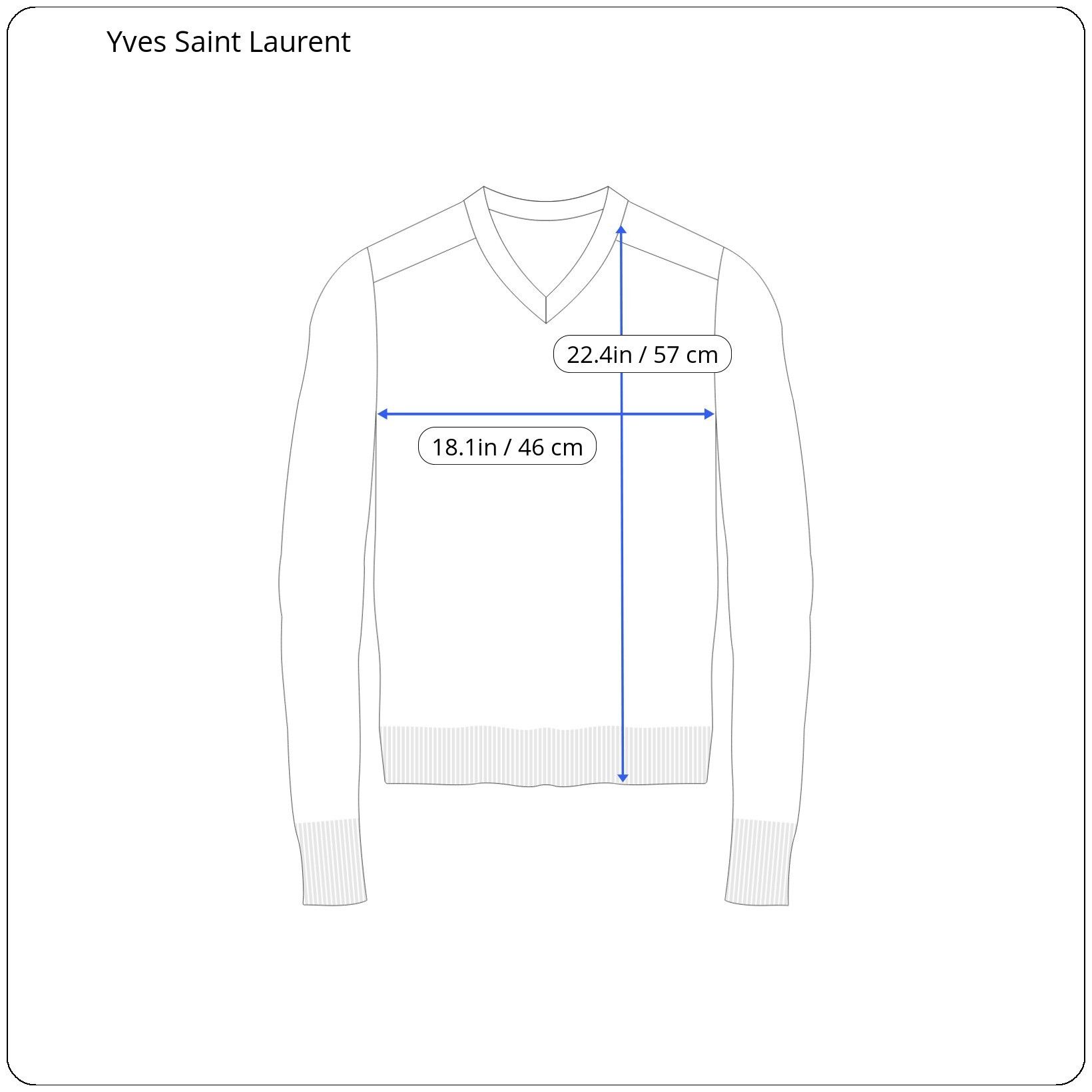 Yves Saint Laurent ⚡️QUICK SALE⚡️1990's YSL Rive Gauche Yellow V-Neck Sweater Size M / US 6-8 / IT 42-44 - 7 Thumbnail