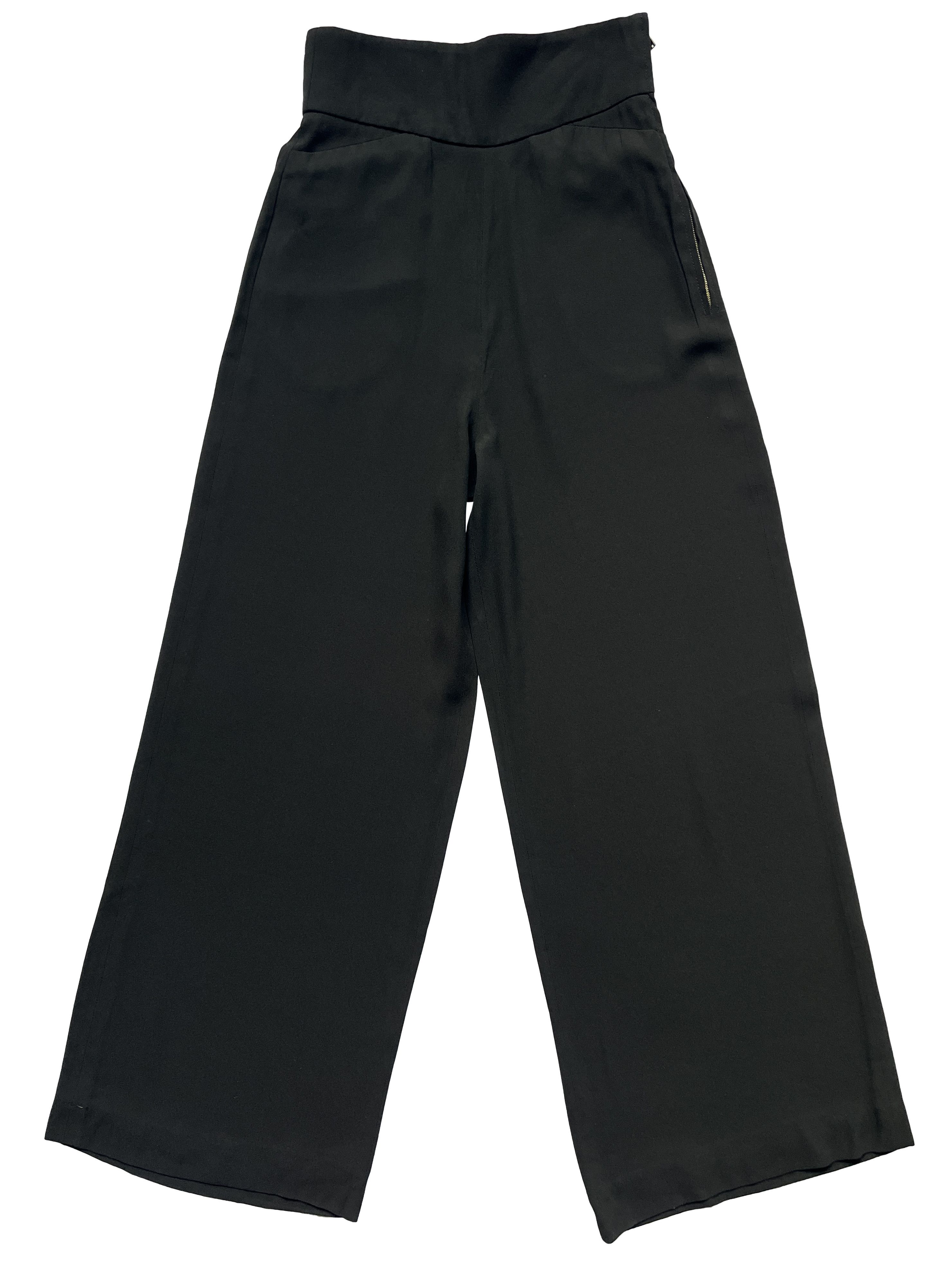 Yves Saint Laurent ⚡️QUICK SALE⚡️2010 YSL Rive Gauche Black Trousers Pants Size 26" / US 2 / IT 38 - 2 Thumbnail