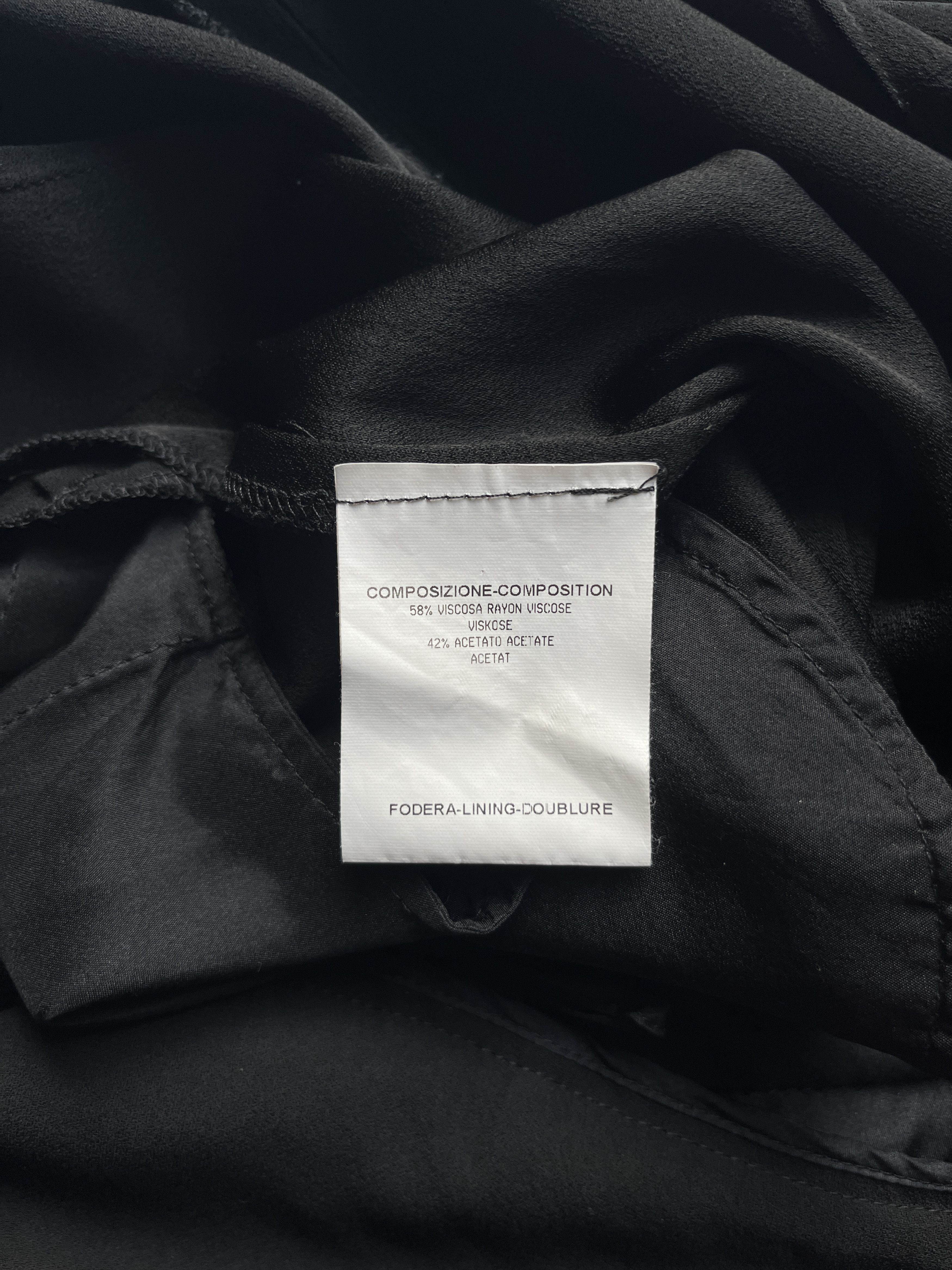 Yves Saint Laurent ⚡️QUICK SALE⚡️2010 YSL Rive Gauche Black Trousers Pants Size 26" / US 2 / IT 38 - 6 Thumbnail
