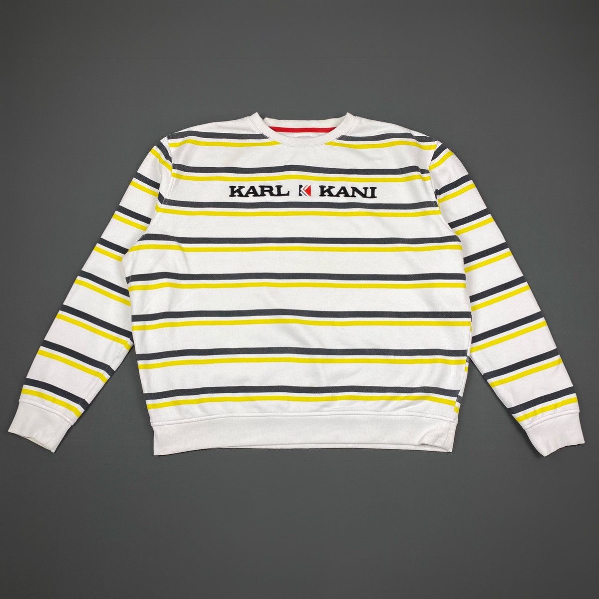 Karl Kani Karl Kani Striped Sweatshirt Size US XL / EU 56 / 4 - 1 Thumbnail