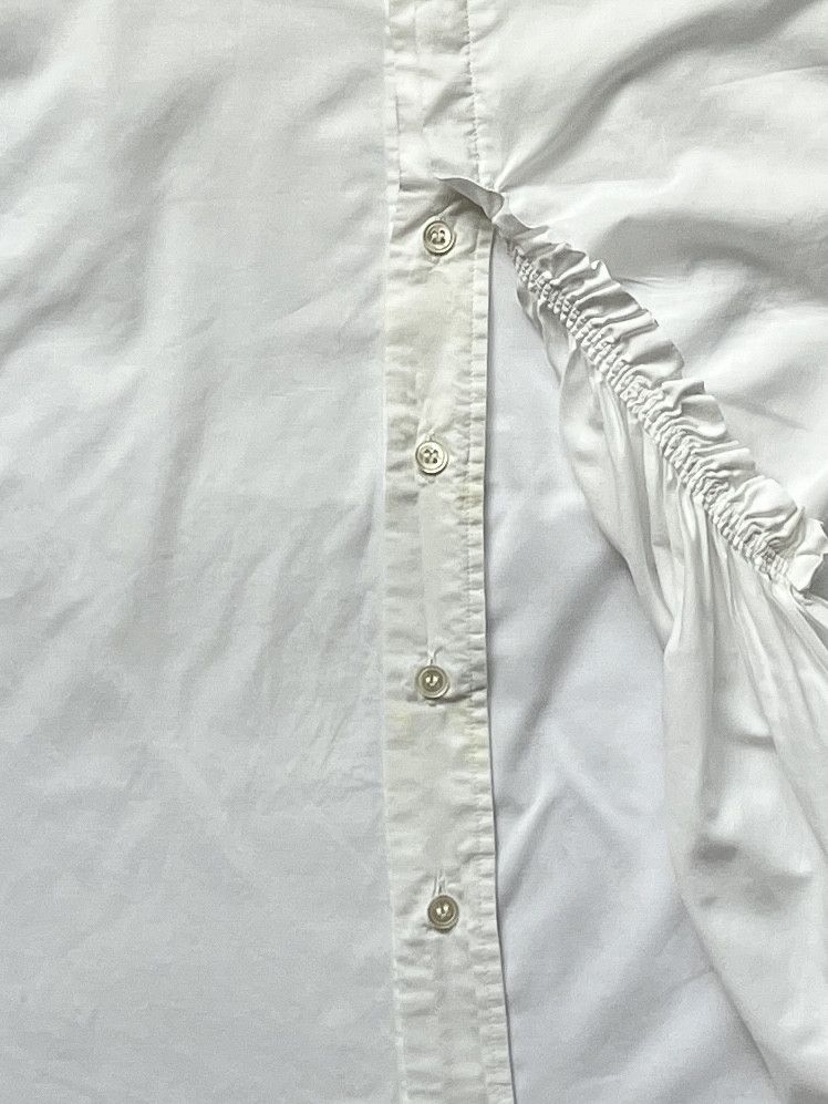 Y's Y's White Short Sleeve Shirt Size US M / EU 48-50 / 2 - 3 Thumbnail
