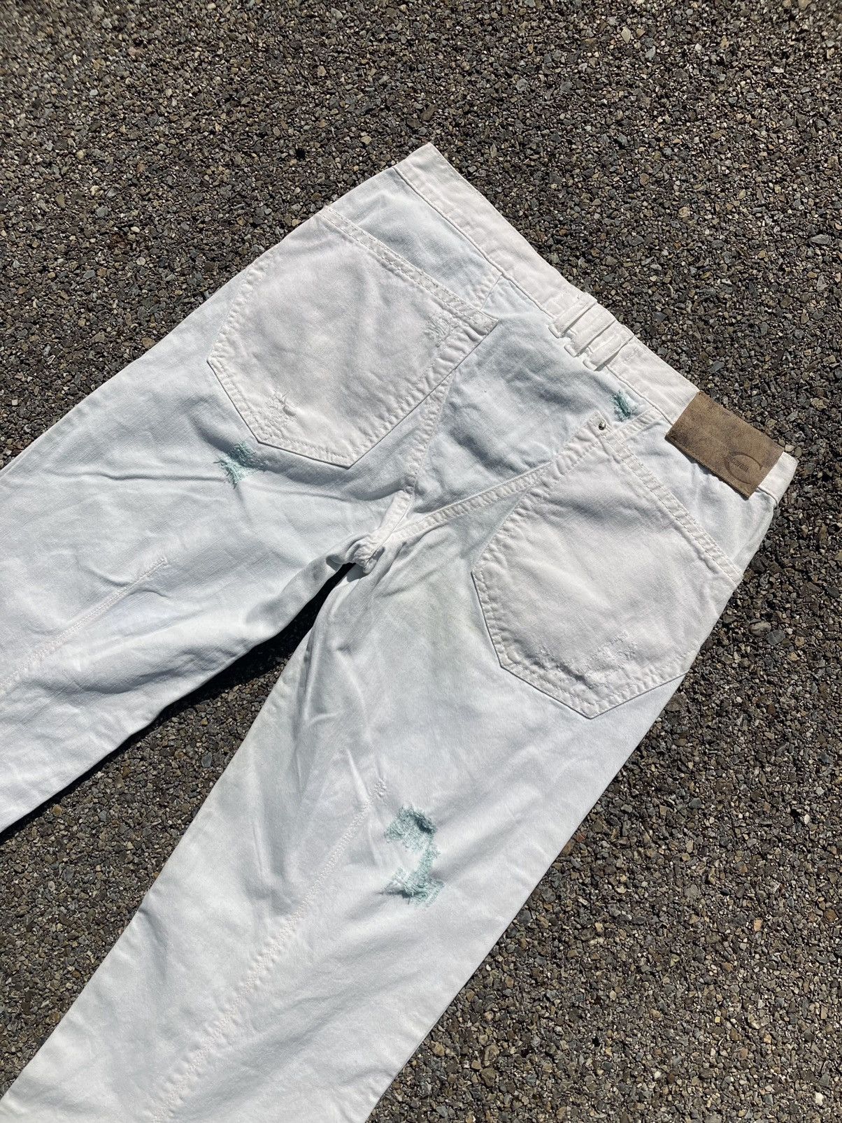 Just Cavalli × Roberto Cavalli DISTRESSED TURQUOISE JEANS Size US 28 / EU 44 - 11 Thumbnail