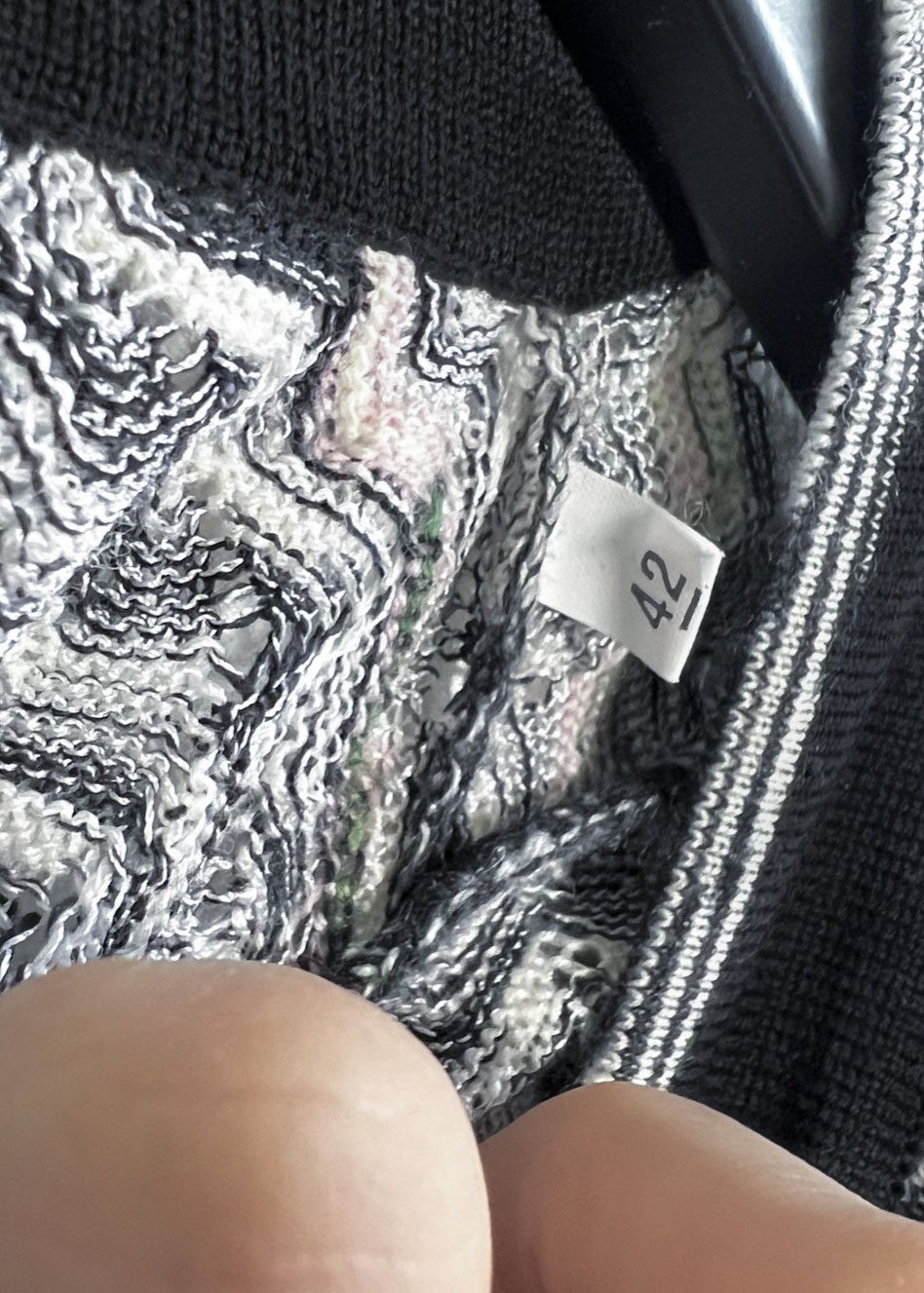 Missoni M Missoni Black White Wrap Cardigan Size M / US 6-8 / IT 42-44 - 4 Thumbnail