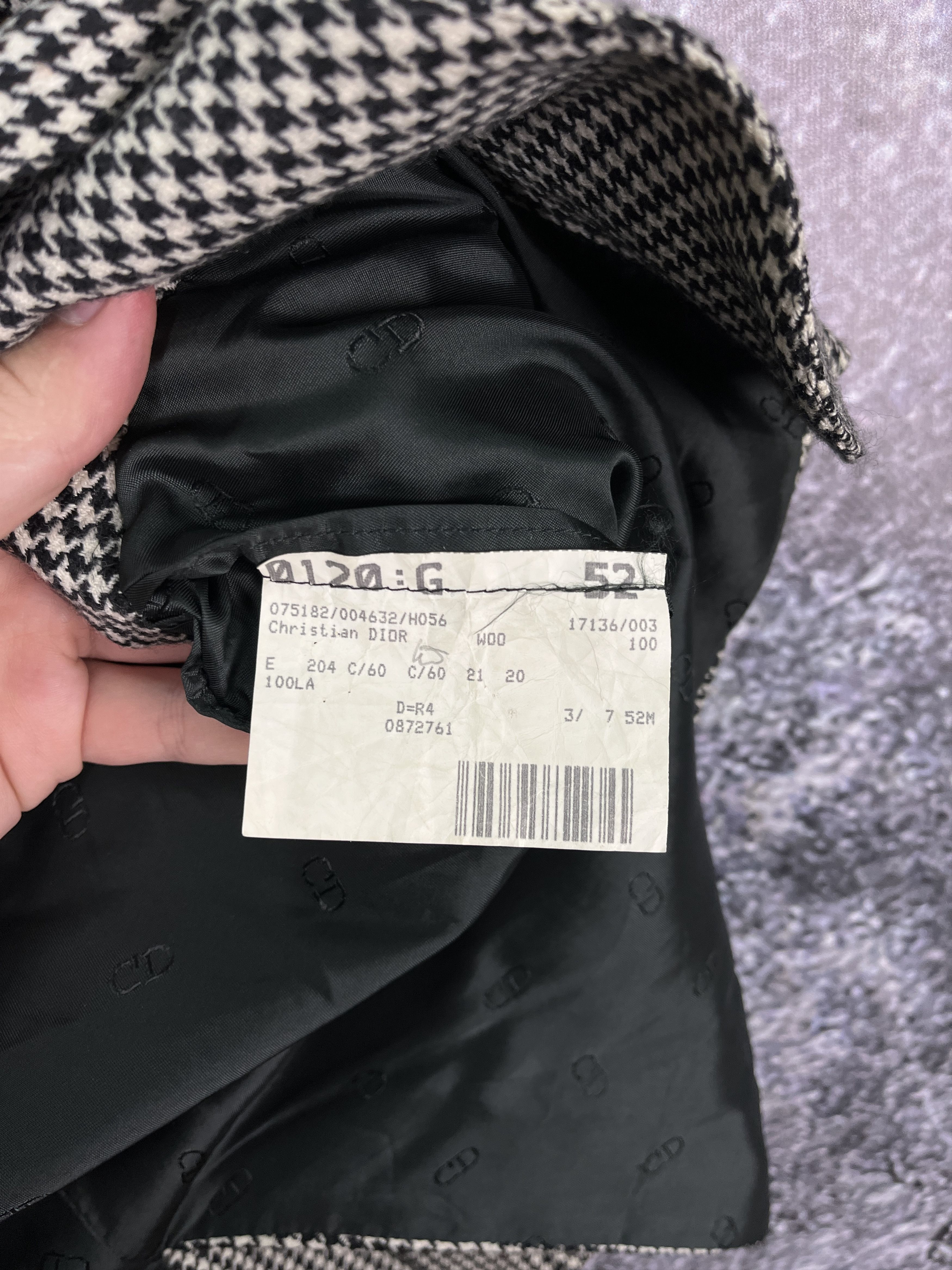 Christian Dior Monsieur Christian Dior Monsieur Paris Vintage Blazer Luxury Size 52 Size 52R - 10 Thumbnail