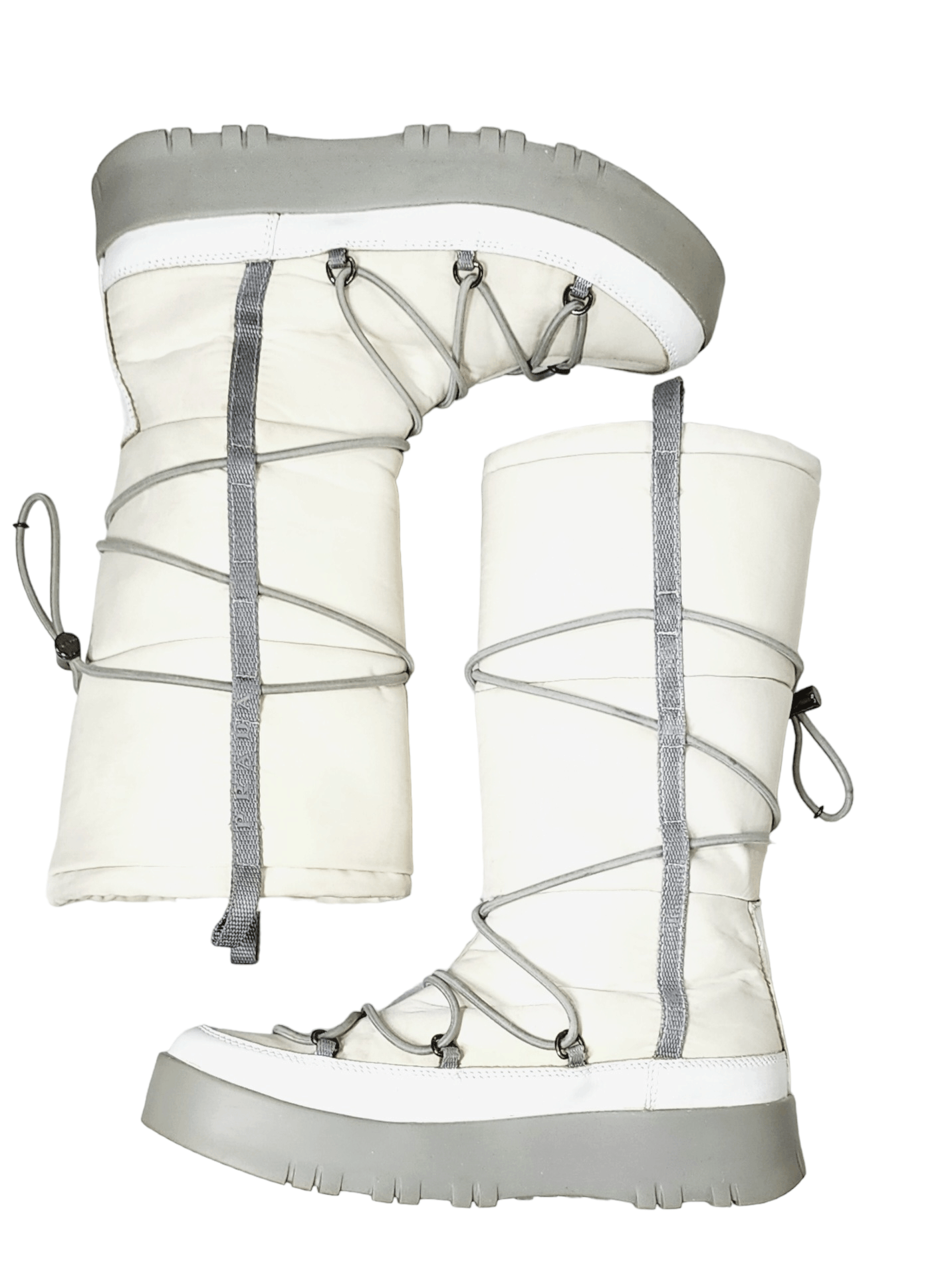 Prada Nylon Leather Snow Boots Wmns Sz