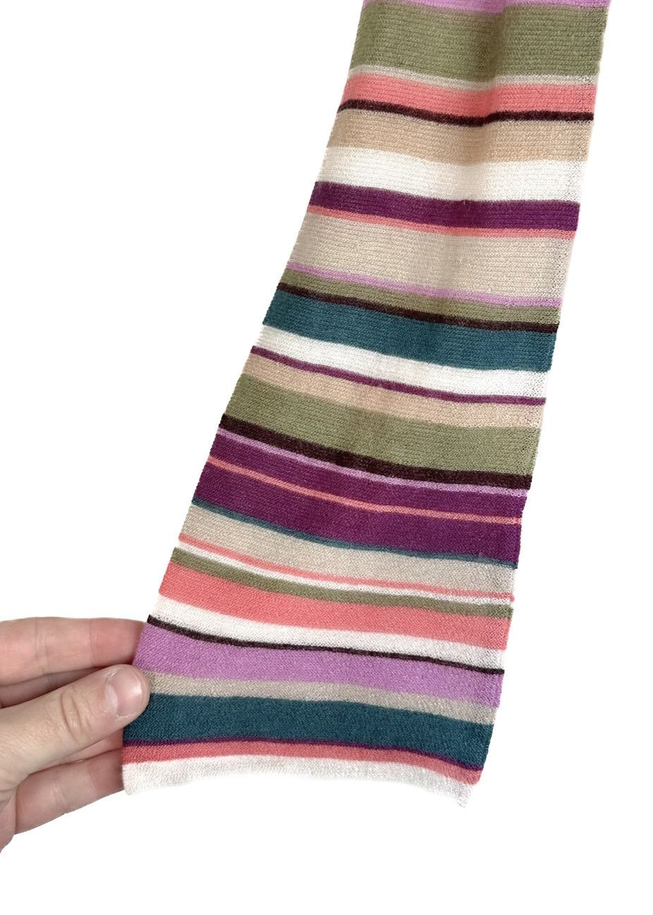 Marc Jacobs Marc Jacobs Multi Striped Cashmere Silk Sweater Size M / US 6-8 / IT 42-44 - 6 Thumbnail