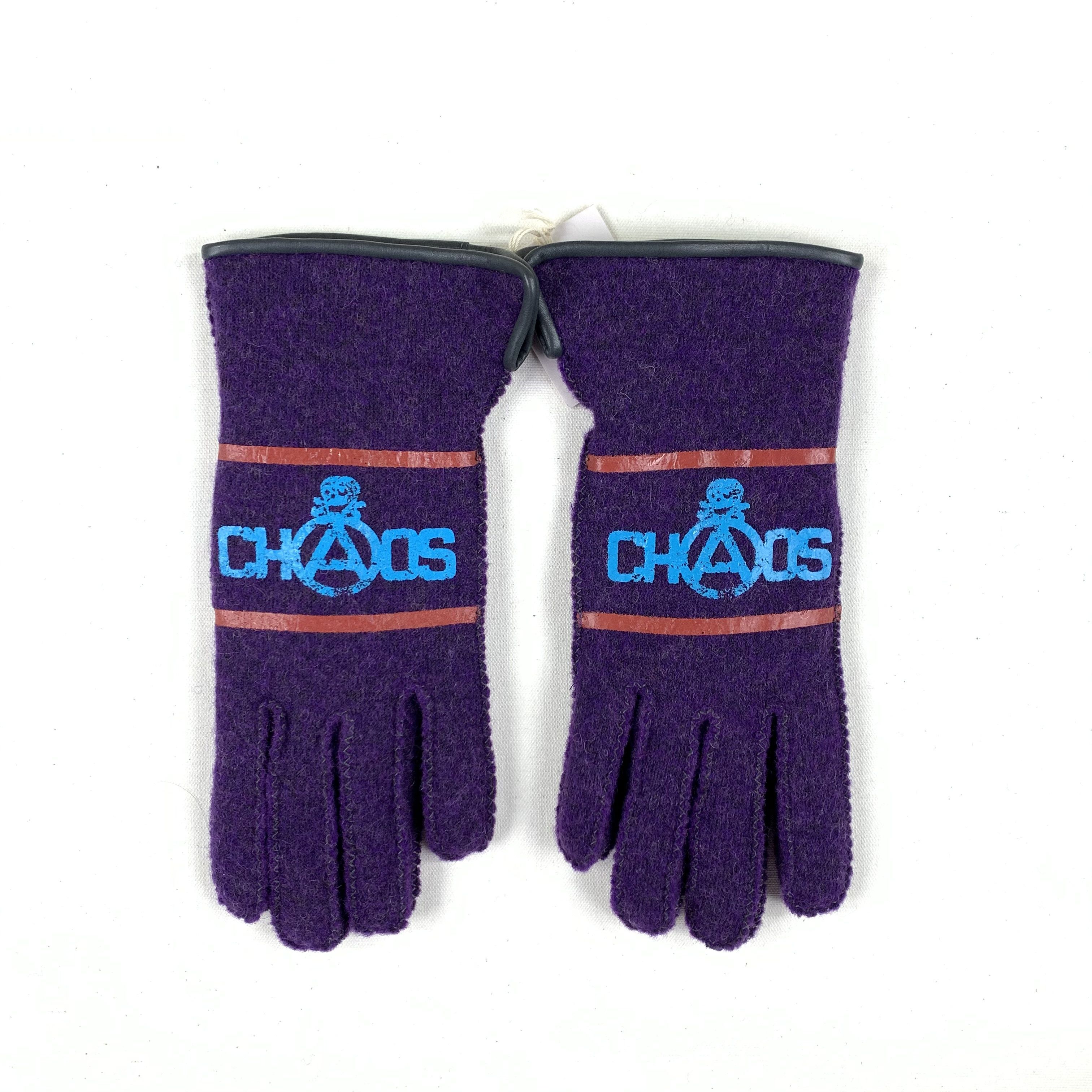Vivienne Westwood Chaos / Anarchy Gloves (Purple) Size ONE SIZE - 2 Thumbnail
