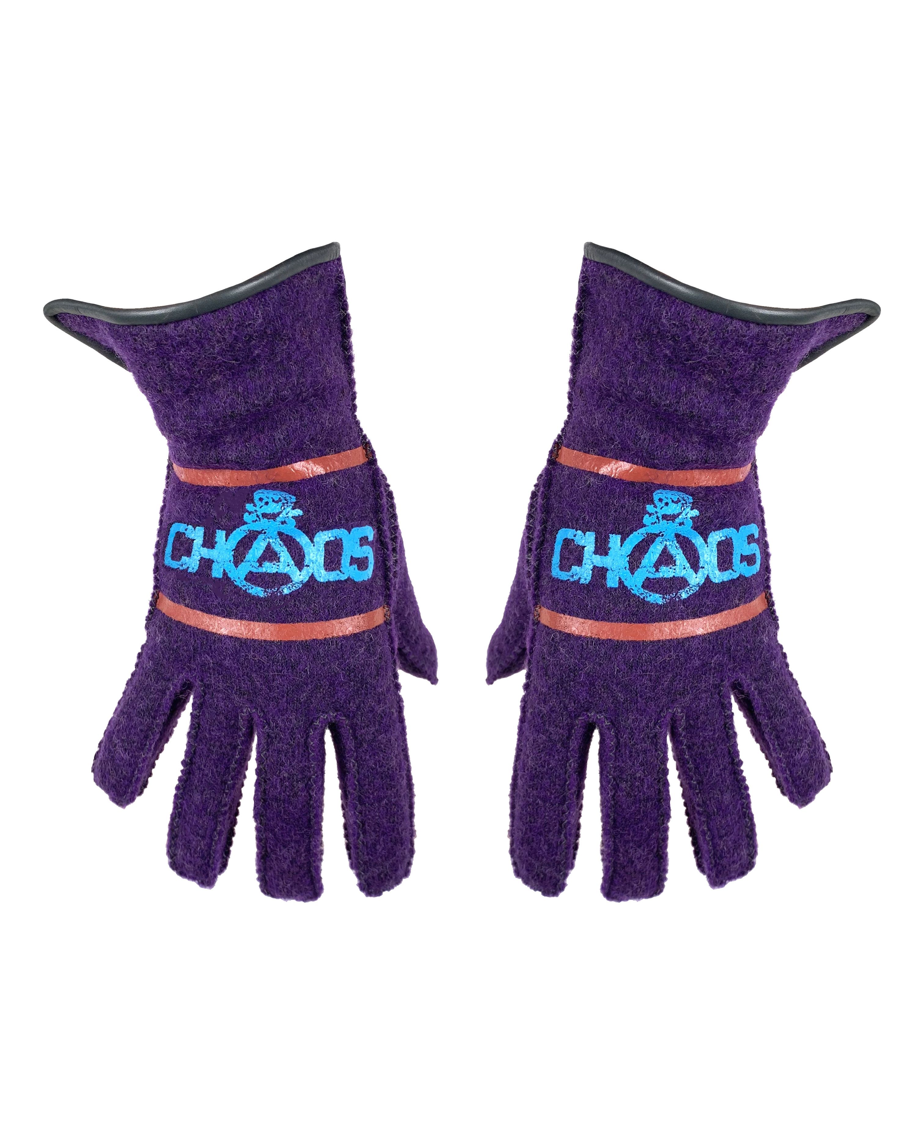 Vivienne Westwood Chaos / Anarchy Gloves (Purple) Size ONE SIZE - 1 Thumbnail