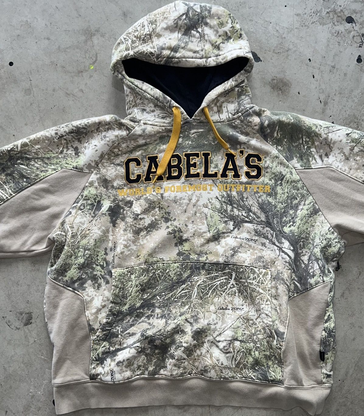 Cabelas Cabela’s Camo Hoodie Men Small Size US S / EU 44-46 / 1 - 1 Thumbnail