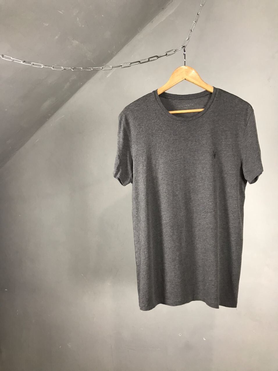 Allsaints Allsaints Luxury Streetwear Gray Tee Size US S / EU 44-46 / 1 - 1 Thumbnail