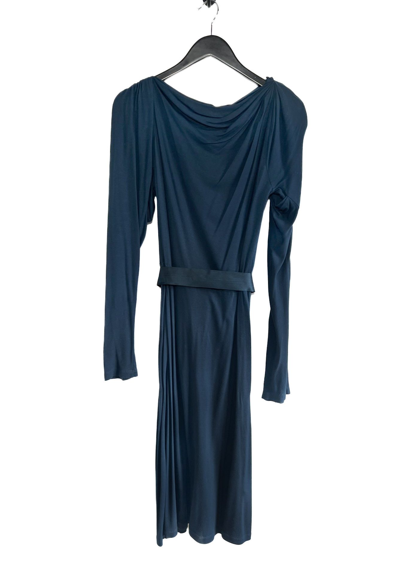 Lanvin Lanvin Teal Long Sleeves Dress Size M / US 6-8 / IT 42-44 - 1 Thumbnail