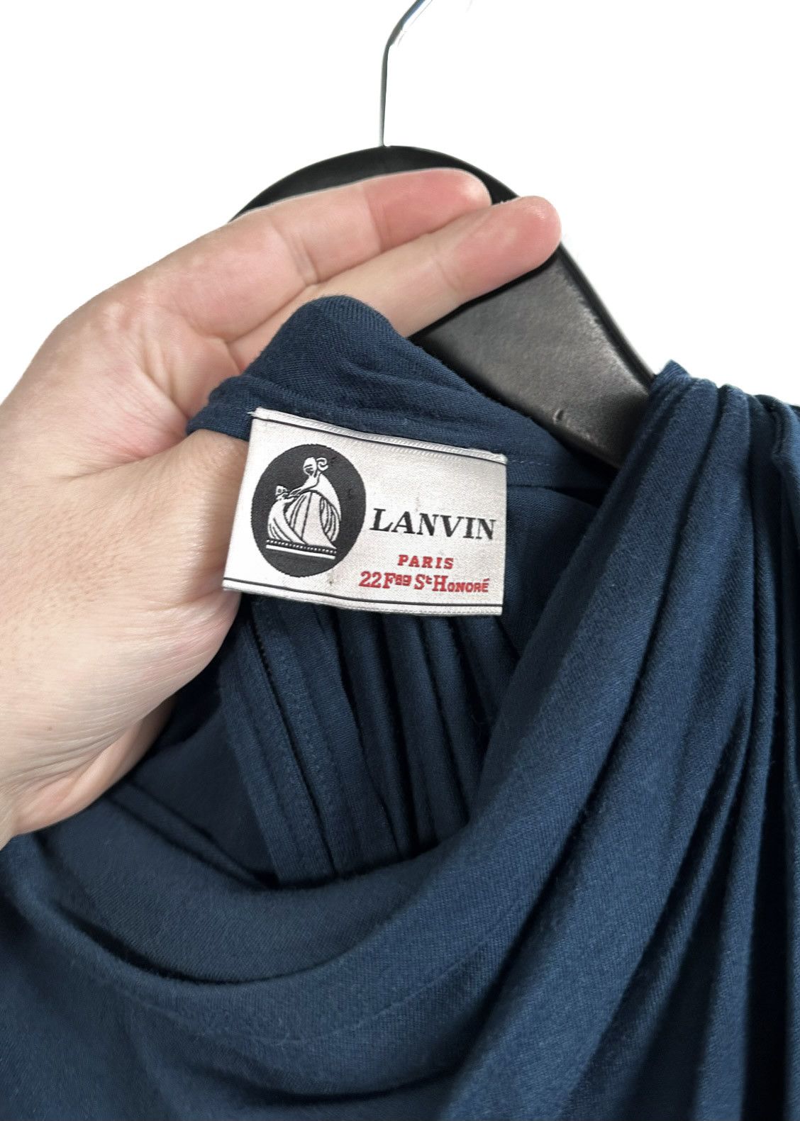 Lanvin Lanvin Teal Long Sleeves Dress Size M / US 6-8 / IT 42-44 - 6 Thumbnail
