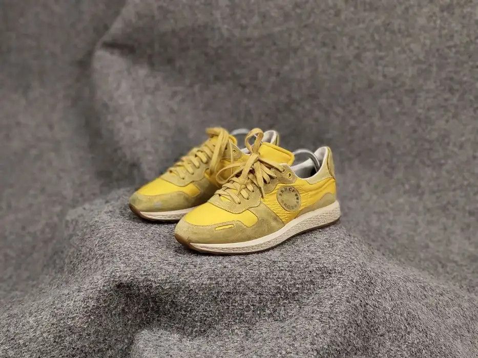Other Benci Brothers Italy Design Yellow Casual Men's Sneakers Size US 8.5 / EU 41-42 - 2 Thumbnail
