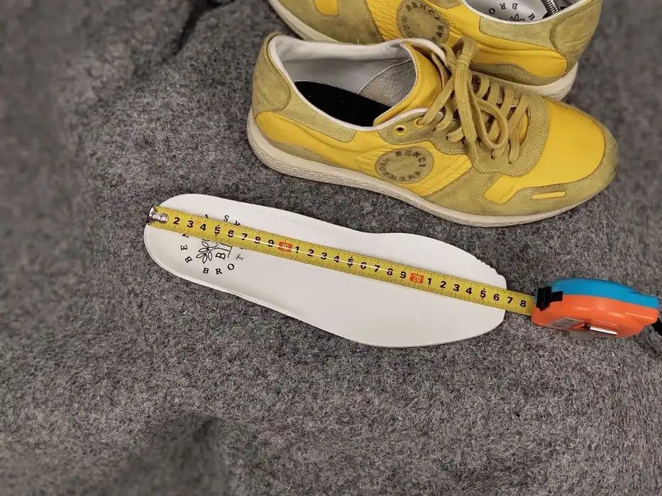 Other Benci Brothers Italy Design Yellow Casual Men's Sneakers Size US 8.5 / EU 41-42 - 10 Thumbnail