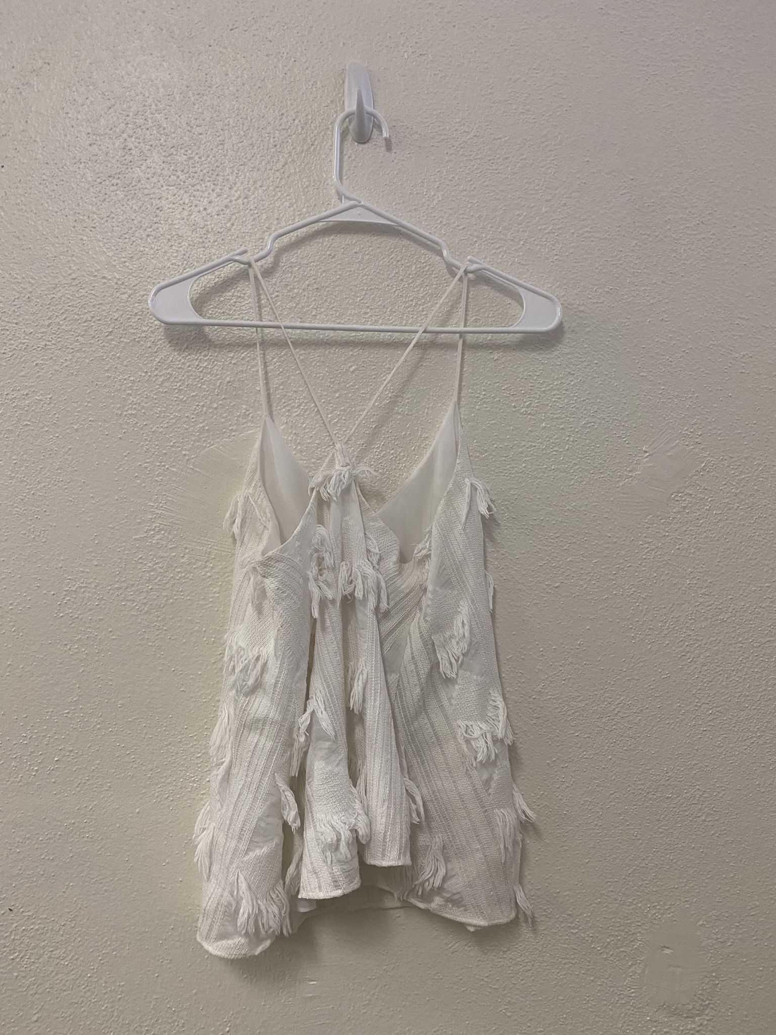 Derek Lam 10 Crosby derek lam white 10 crosby fringe cami top size 4 Size S / US 4 / IT 40 - 6 Thumbnail