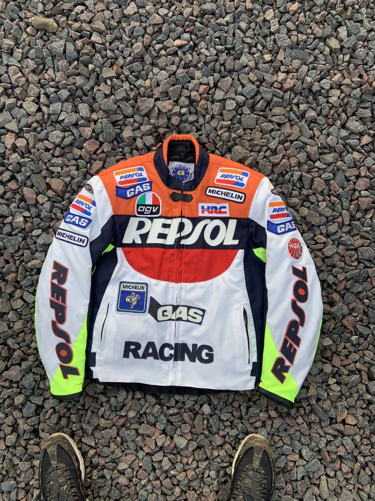 Vintage Vintage Racing Jacket Repsol Honda Gas Michelin Jacket | Grailed
