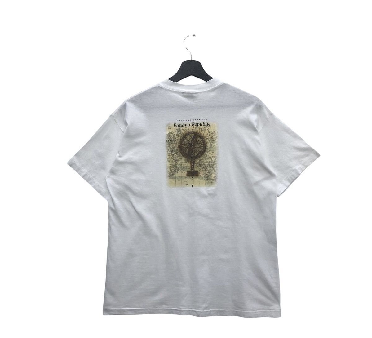 Banana Republic Banana Republic Globe World Backprint Tshirt Size US S / EU 44-46 / 1 - 1 Thumbnail