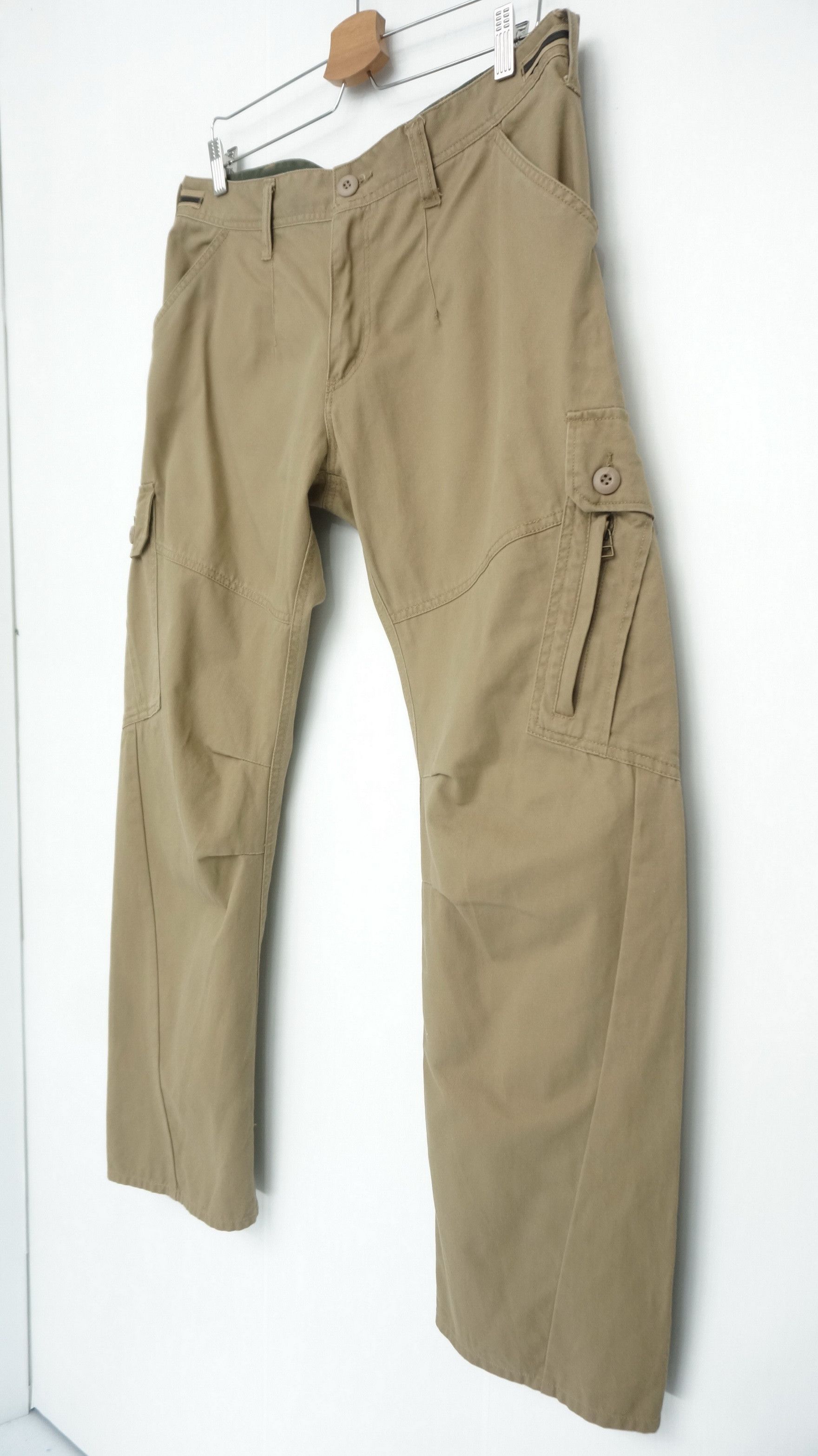 Japanese Brand AVAIL Jeans Japanese Slim Fit Slanted Pocket Cargo Pants Size US 33 - 6 Thumbnail