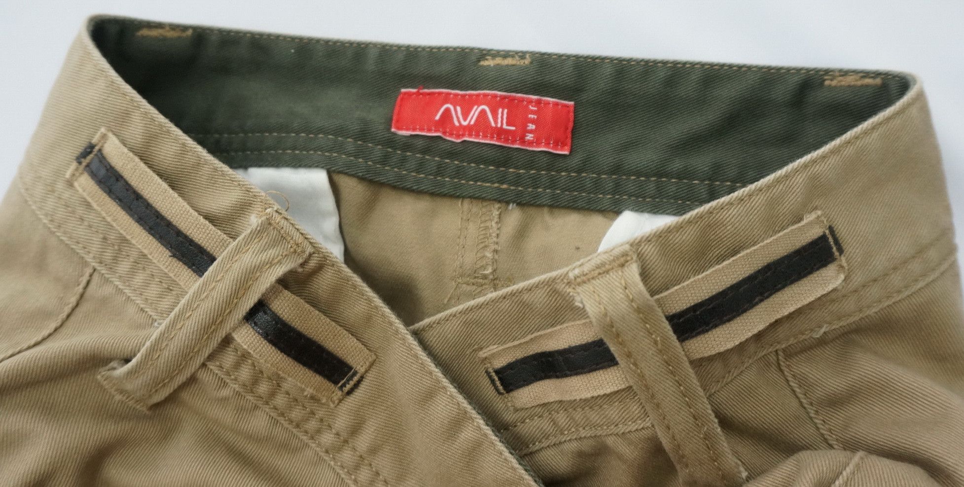 Japanese Brand AVAIL Jeans Japanese Slim Fit Slanted Pocket Cargo Pants Size US 33 - 5 Thumbnail