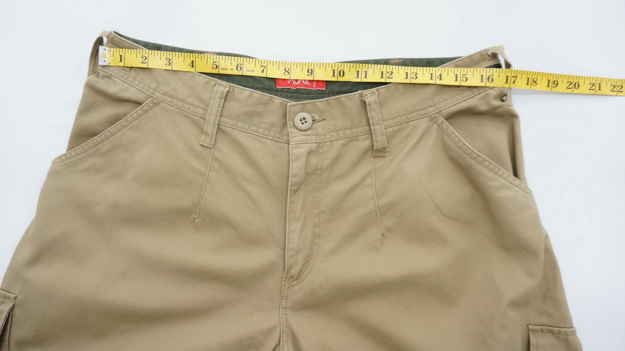 Japanese Brand AVAIL Jeans Japanese Slim Fit Slanted Pocket Cargo Pants Size US 33 - 12 Thumbnail
