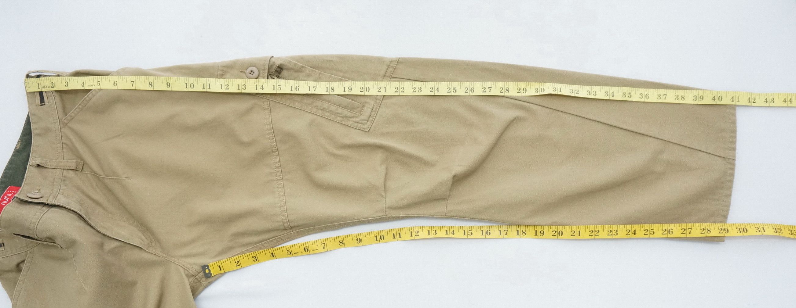 Japanese Brand AVAIL Jeans Japanese Slim Fit Slanted Pocket Cargo Pants Size US 33 - 14 Thumbnail