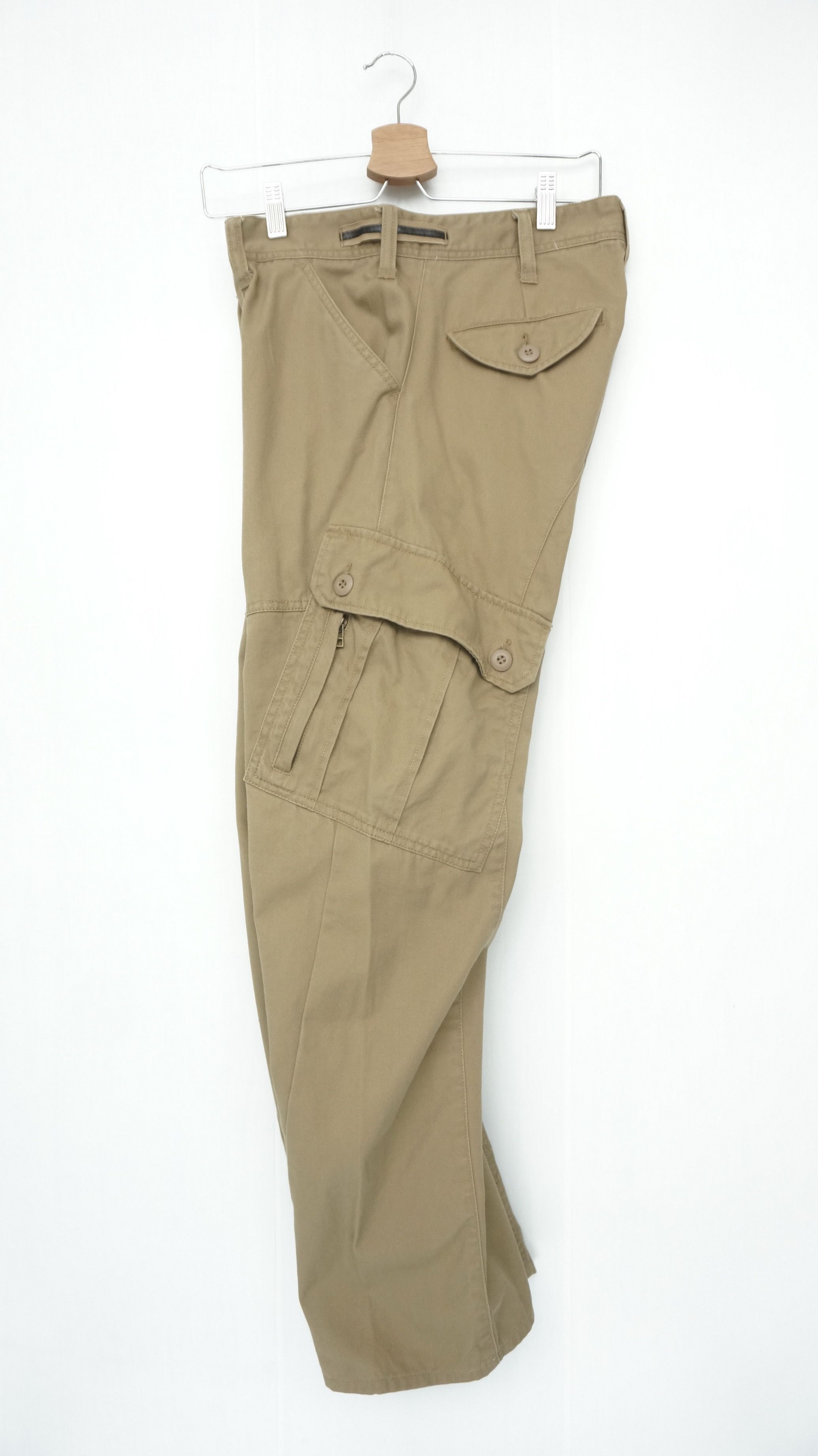 Japanese Brand AVAIL Jeans Japanese Slim Fit Slanted Pocket Cargo Pants Size US 33 - 3 Thumbnail