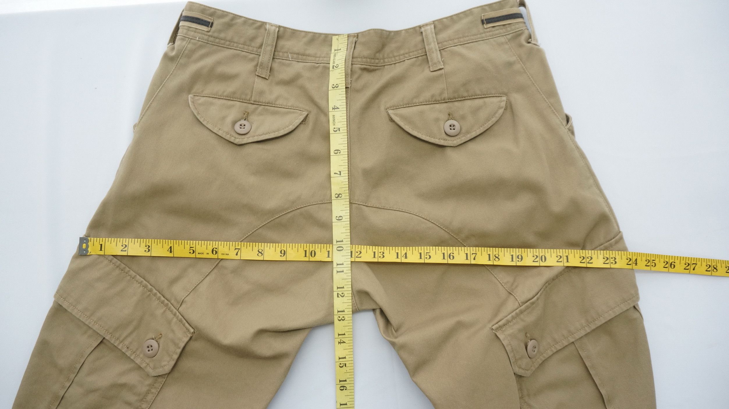 Japanese Brand AVAIL Jeans Japanese Slim Fit Slanted Pocket Cargo Pants Size US 33 - 16 Thumbnail